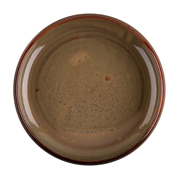 Hazel Celesta Tan Fine China Deep Plate 9.9" / 57.5 oz