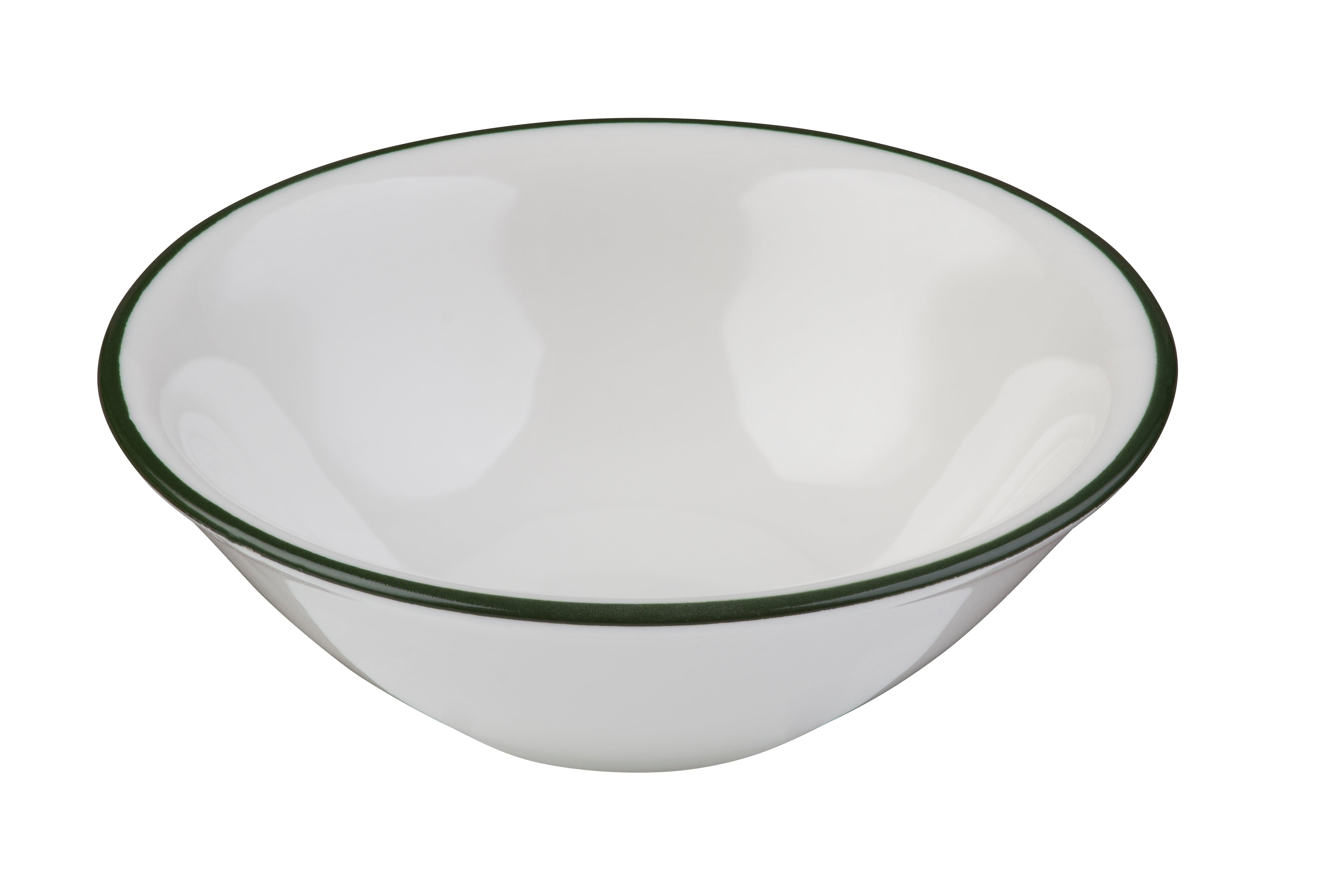 Modest Green Green Fine China Bowl 7.1" / 21 oz