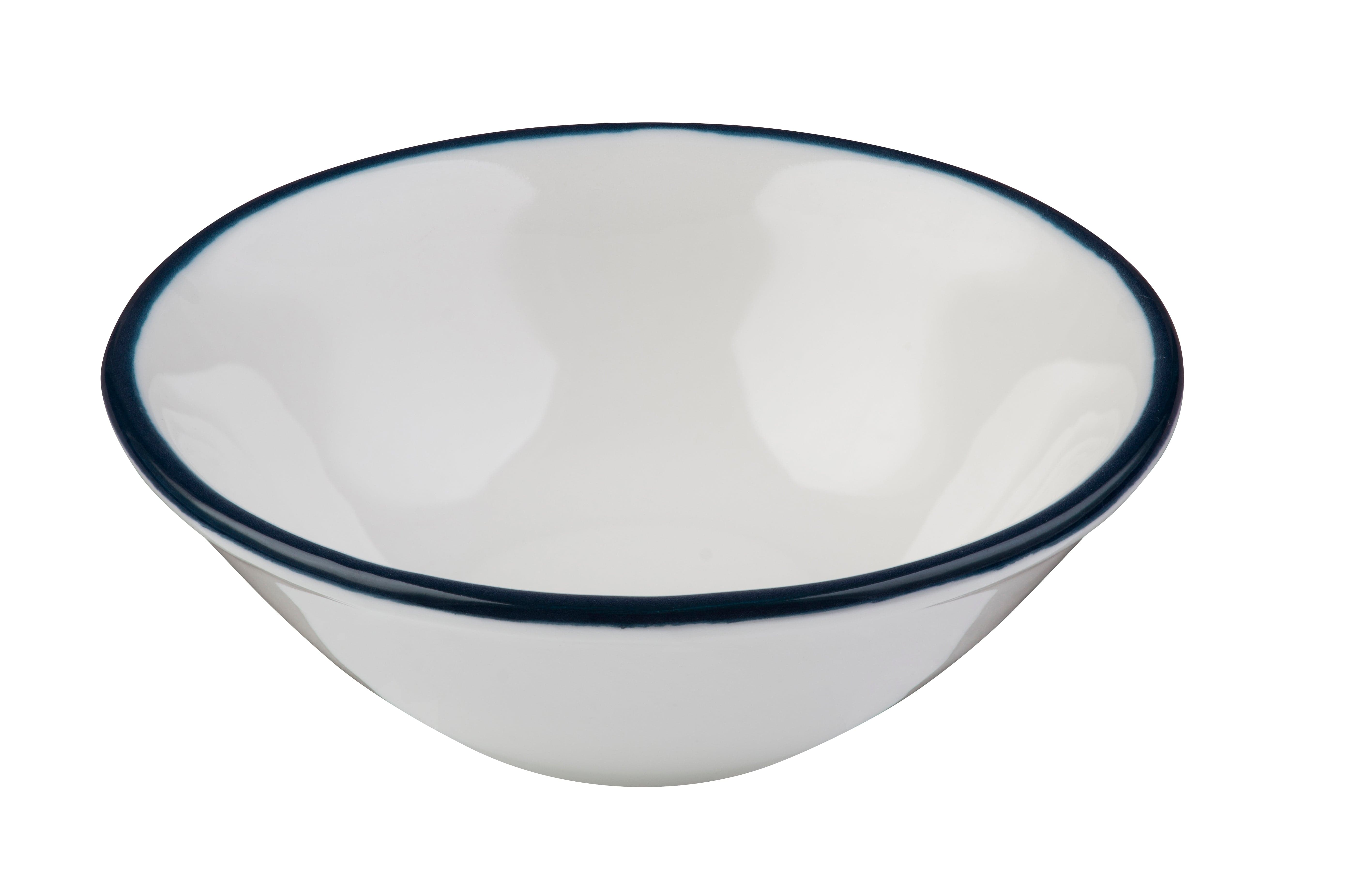 Modest Navy Navy Fine China Bowl 7.1" / 21 oz