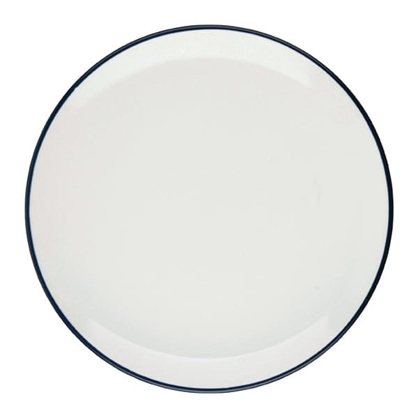 Modest Navy Navy Fine China Coupe Plate 6.8"