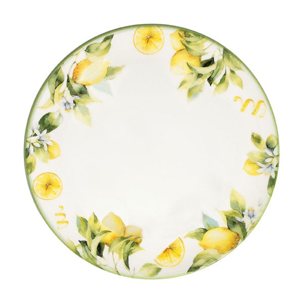 Sorrento Yellow Fine China Pizza Plate 12.9"
