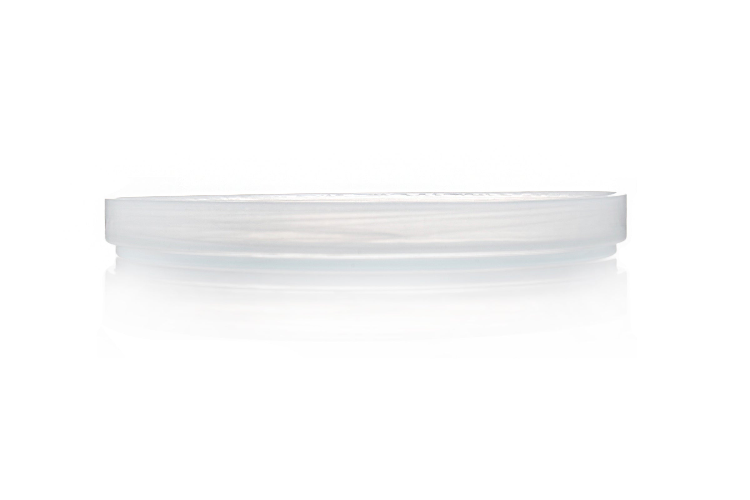 Asos New White Glass Plate 8.3"