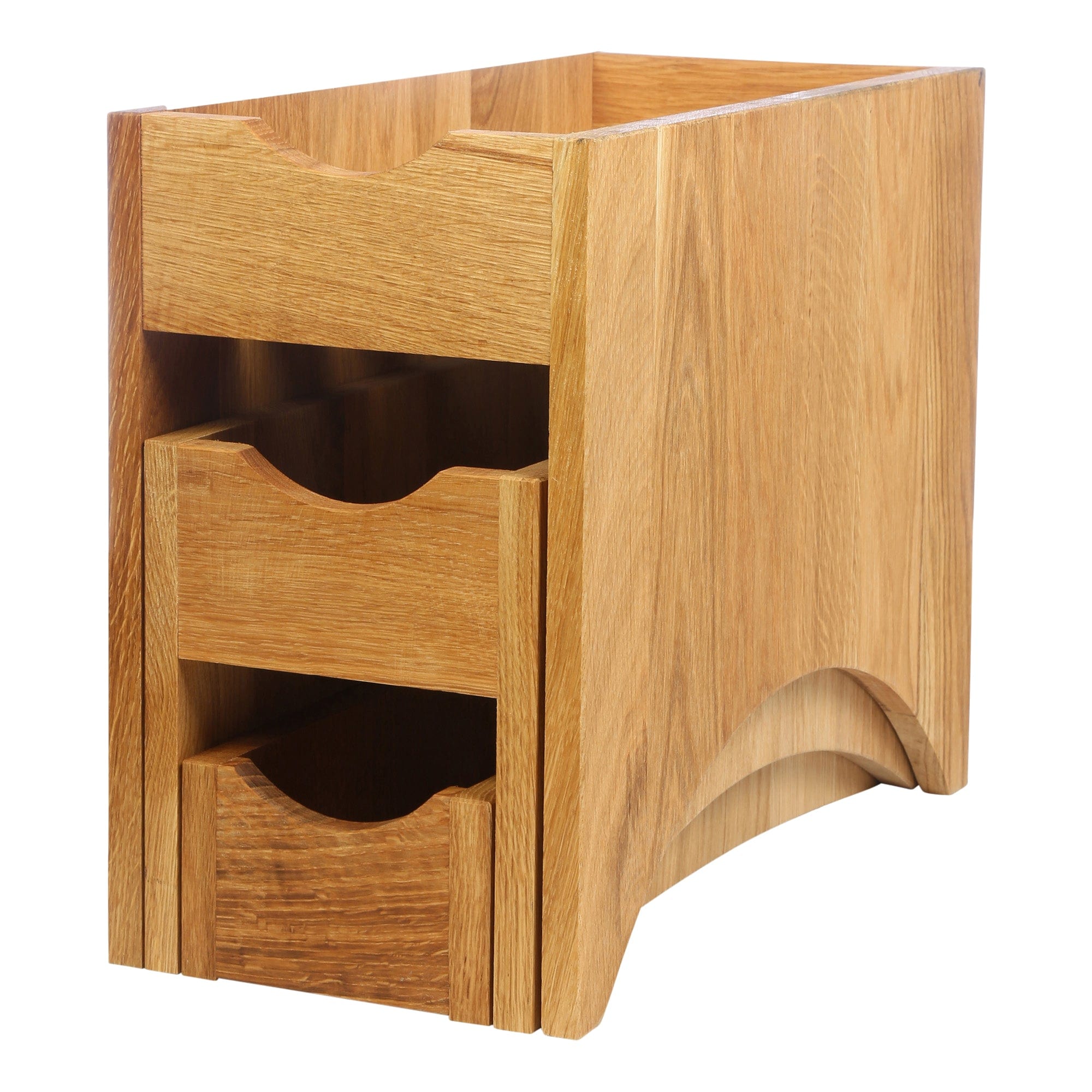 Select Concept Oak 3 Tray Display Stand 7.8" x 15.5" x 12.6"
