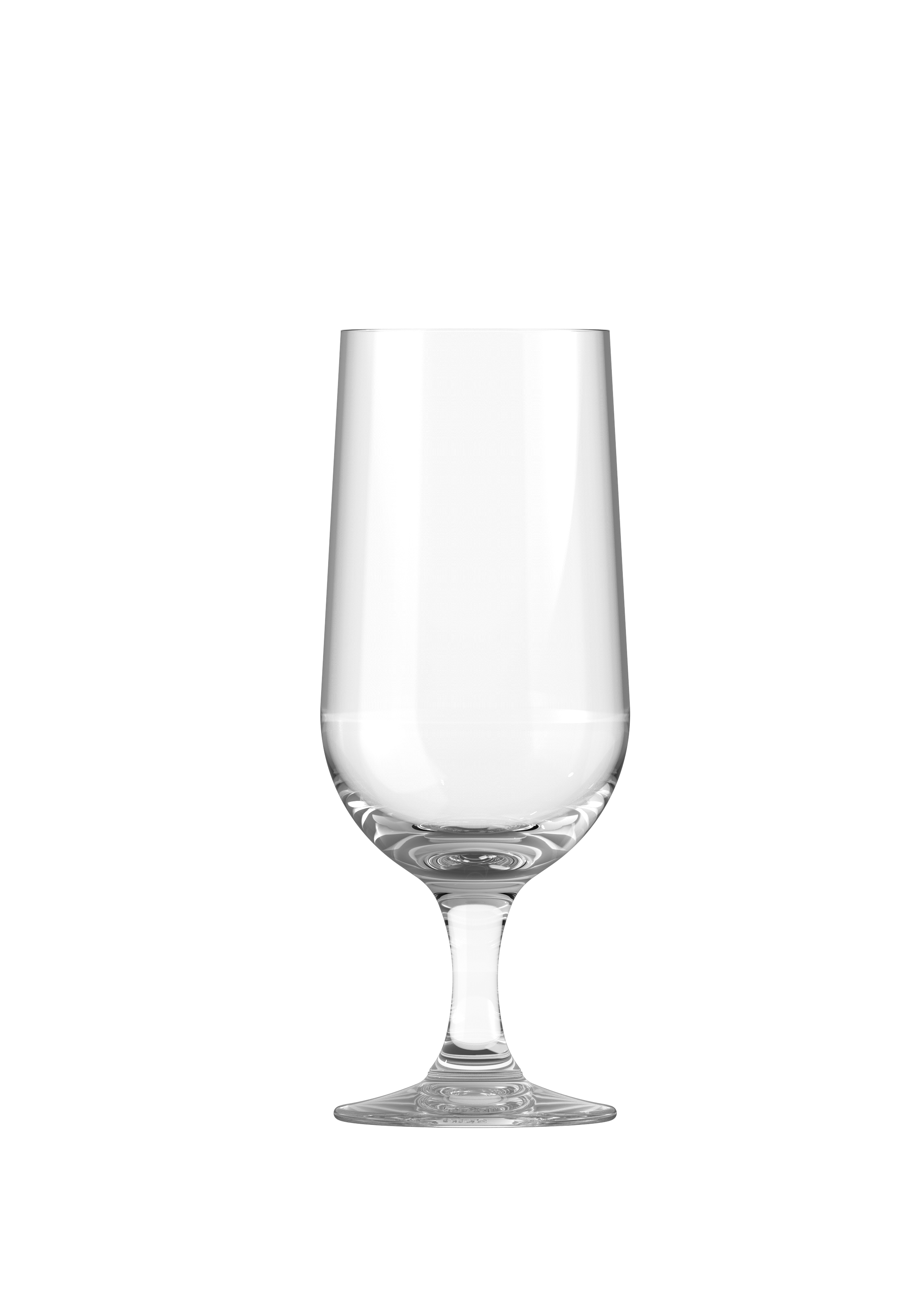 Perfection Clear Soda Lime Glass Beer 3" x 7.6" / 13.75oz