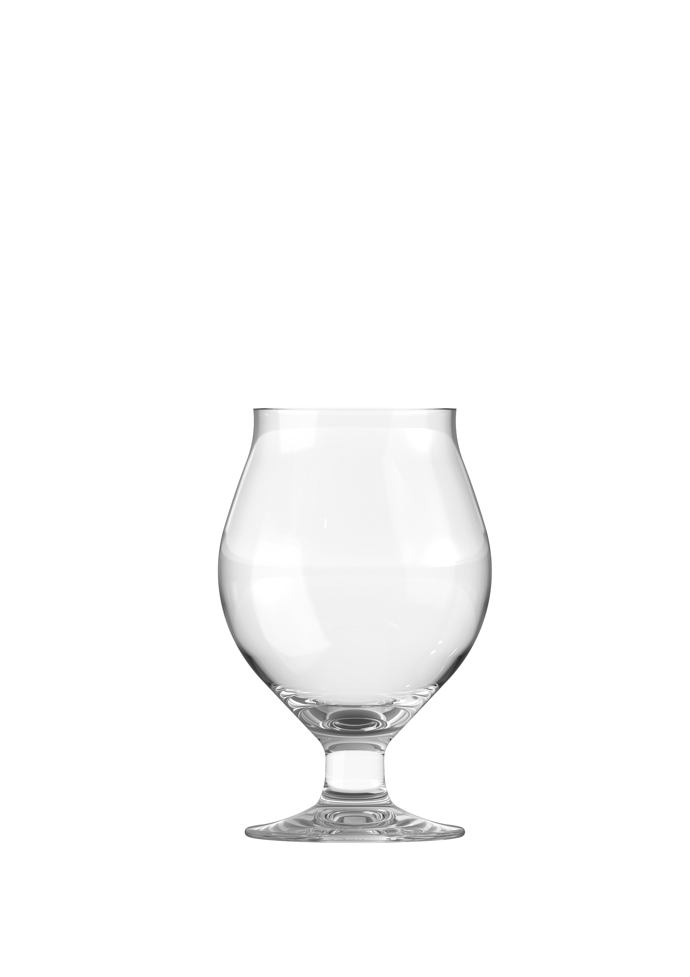 Perfection Clear Soda Lime Glass Beer 3.5" x 5.5" / 13.75oz