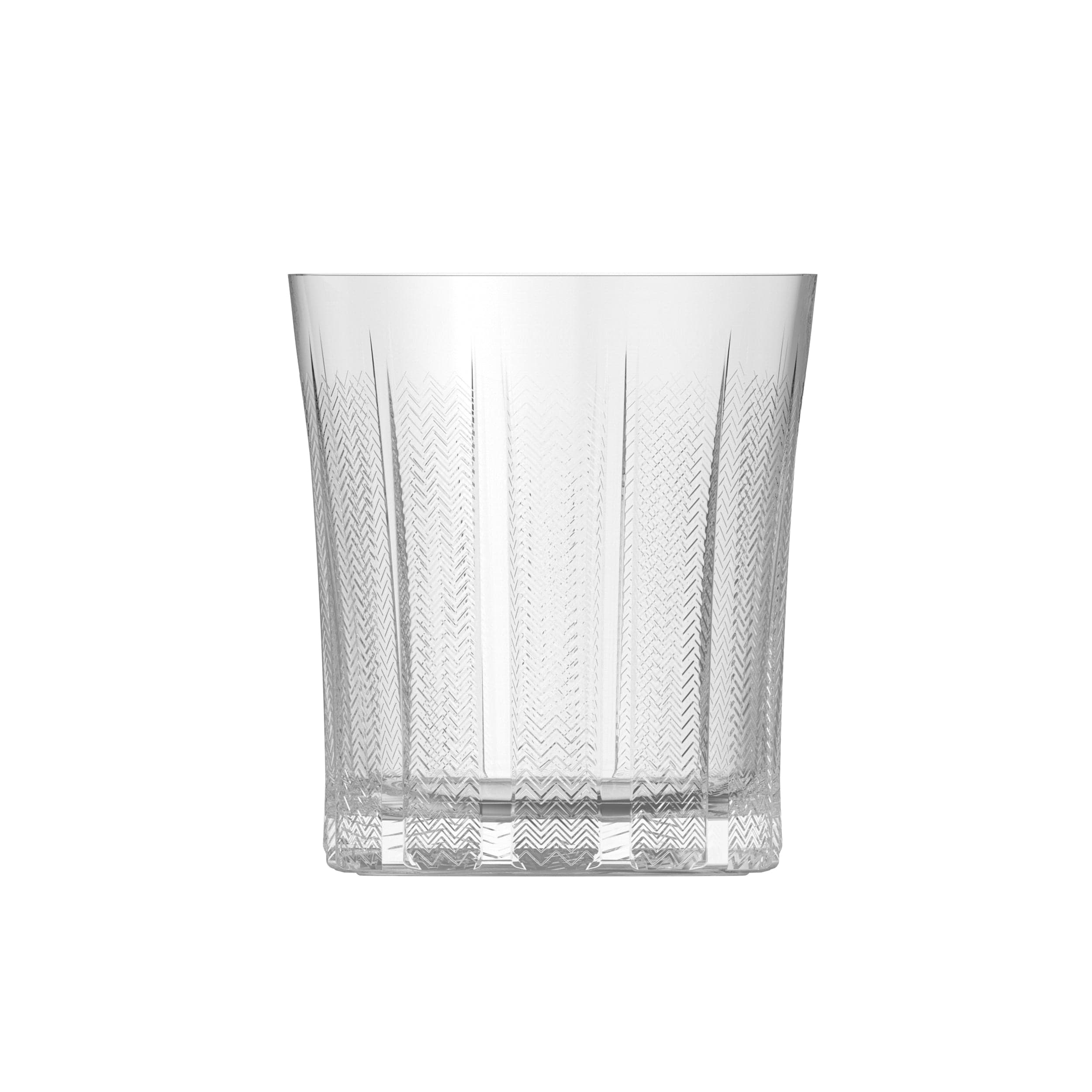 Mosaic Clear Soda Lime Double Old Fashion 3.5" x 3.9" / 12oz