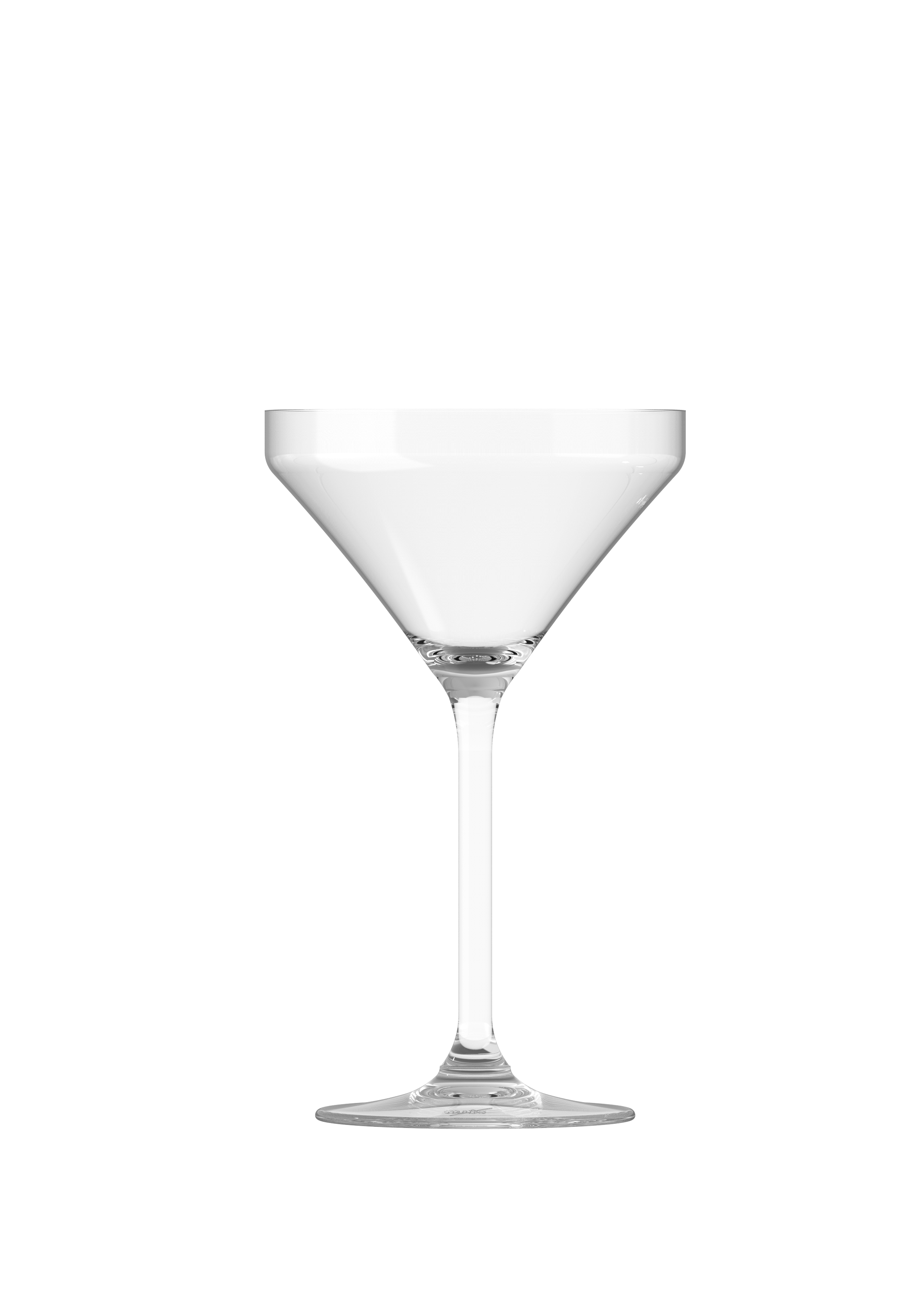 Endura Clear Soda Lime Glass Martini 4" x 6.8" / 8oz