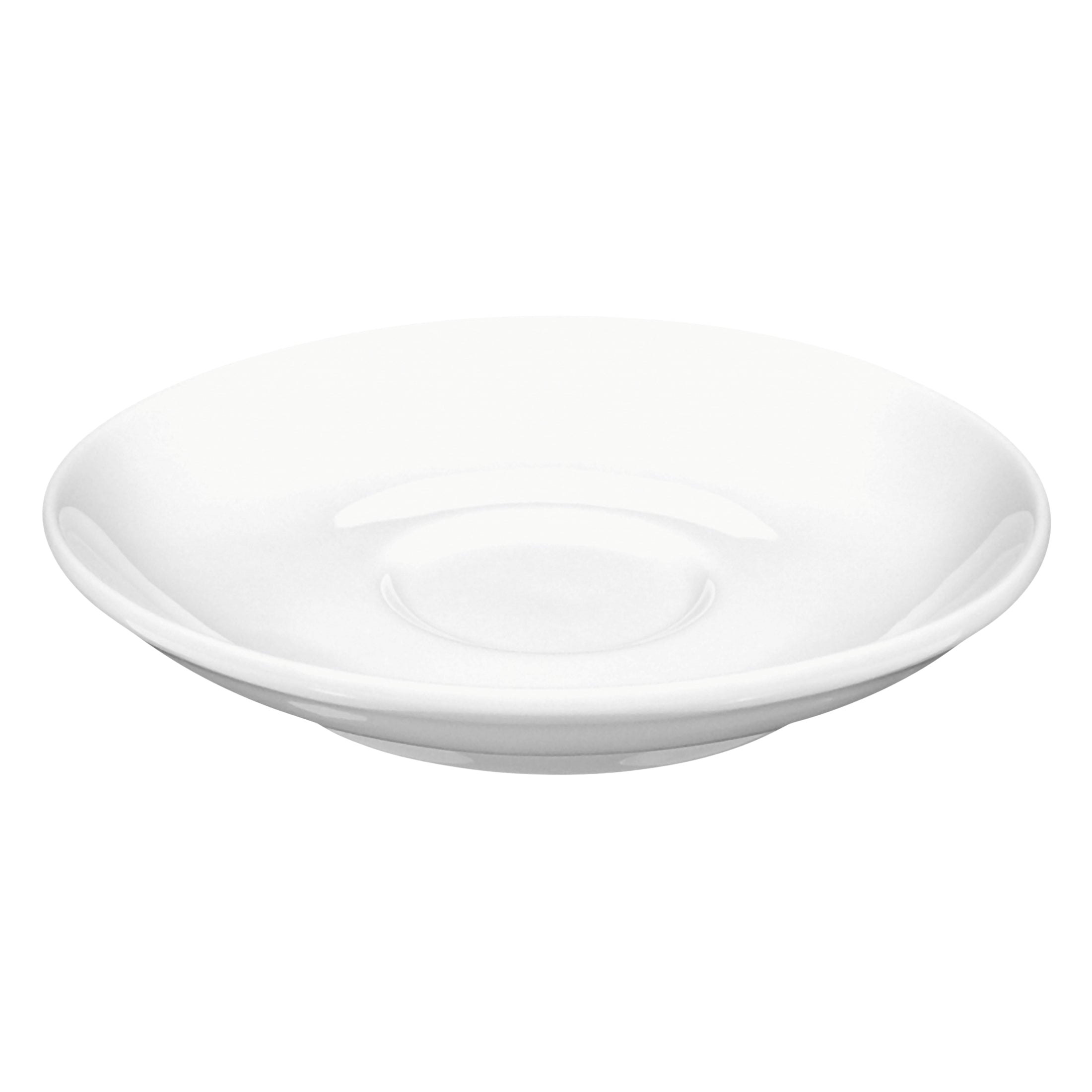 Meran White Porcelain Saucer 4.7"