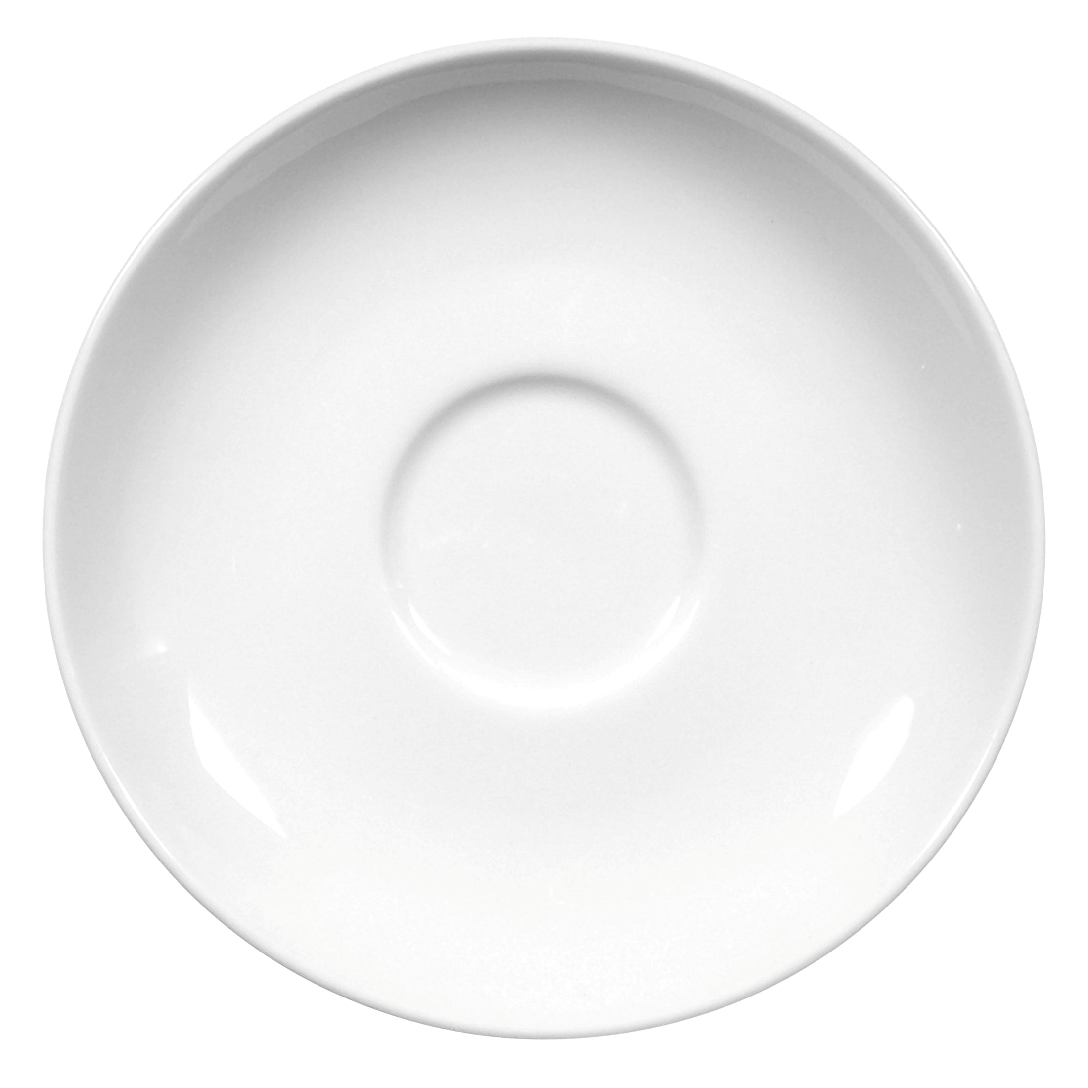 Meran White Porcelain Saucer 4.7"