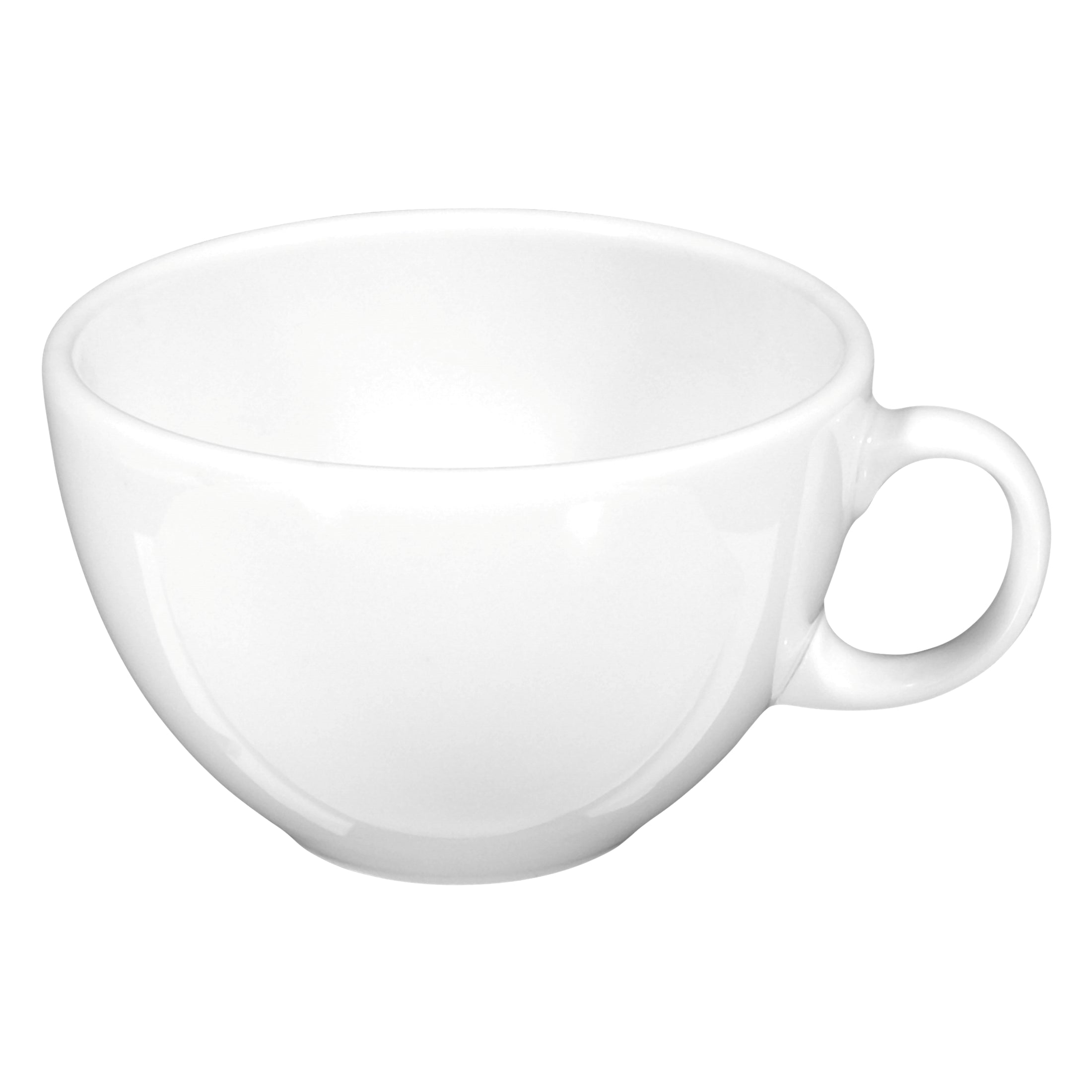 Meran White Porcelain Cup 5.2"