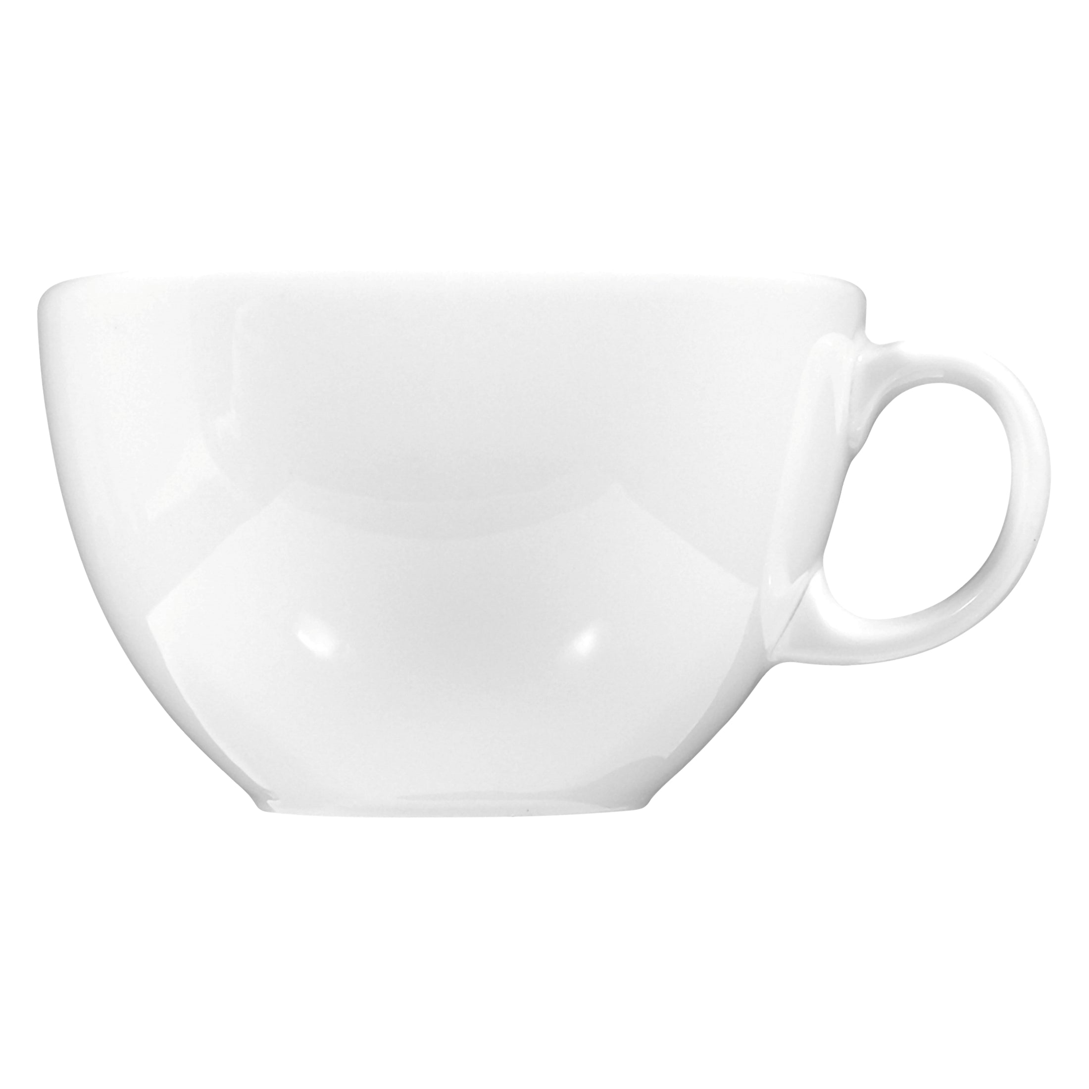 Meran White Porcelain Cup 5.2"