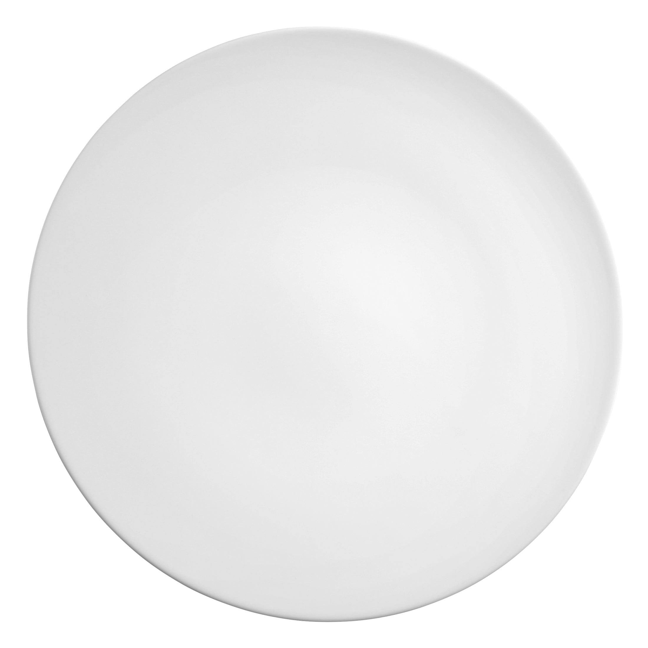 Coup Fine Dining White Porcelain Coupe Plate 12"
