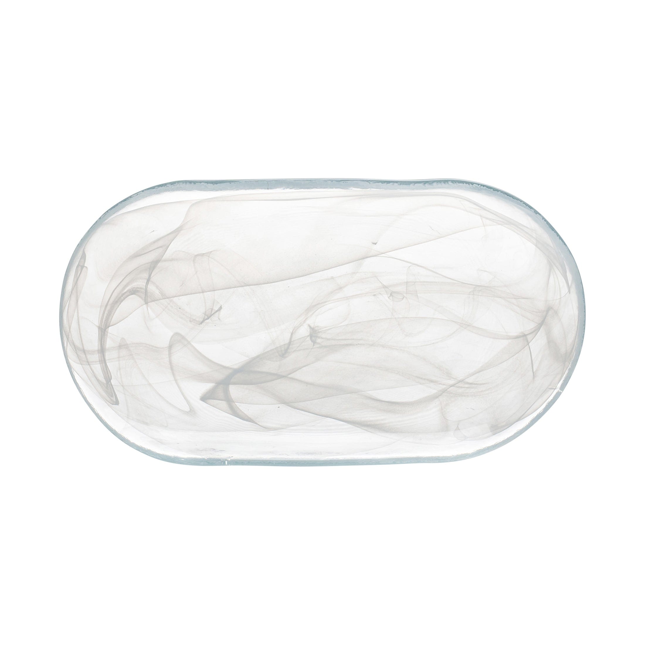 Atlas White Glass Plate 10.8" x 5.7"