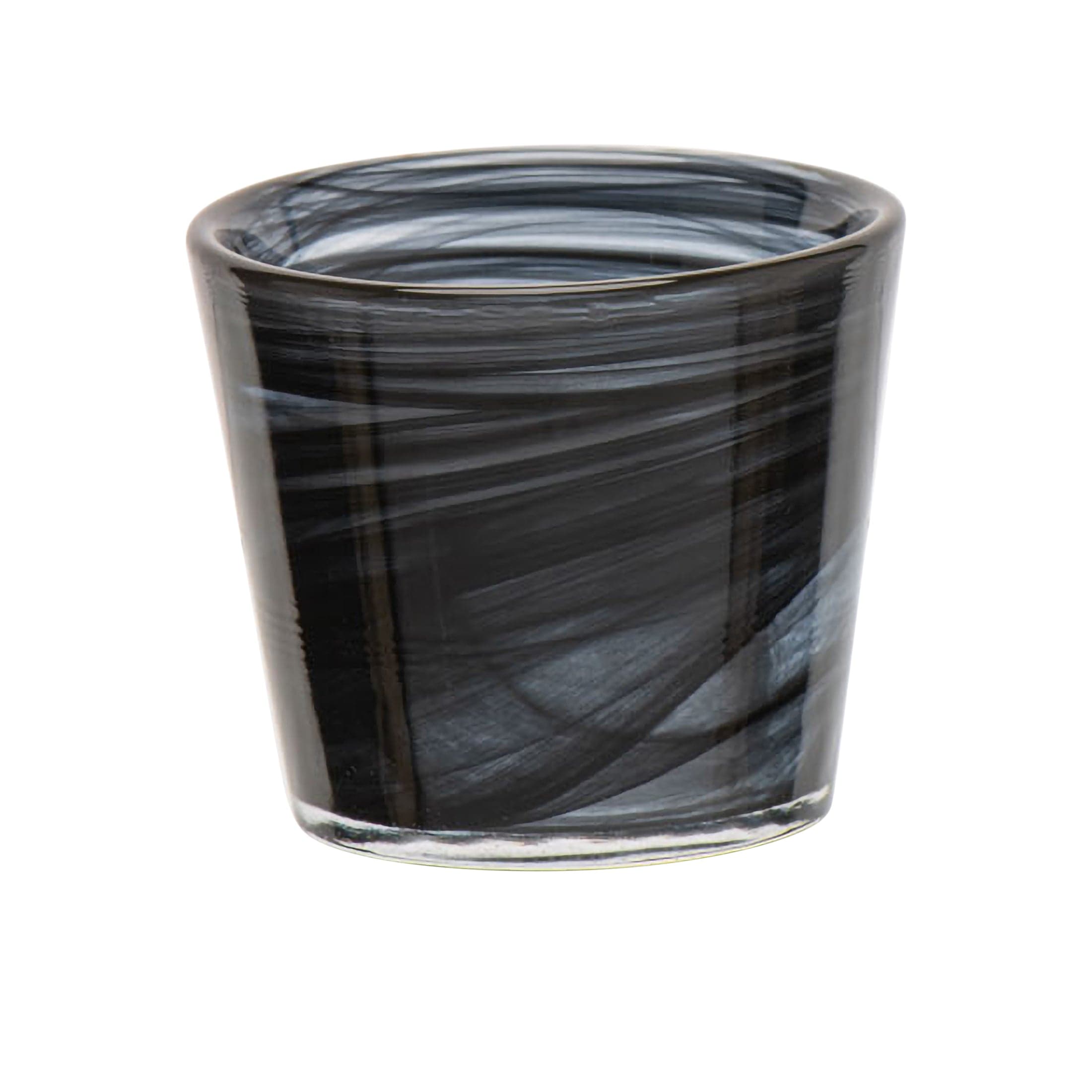 Atlas Black Glass Tumbler 3" / 5.4 oz