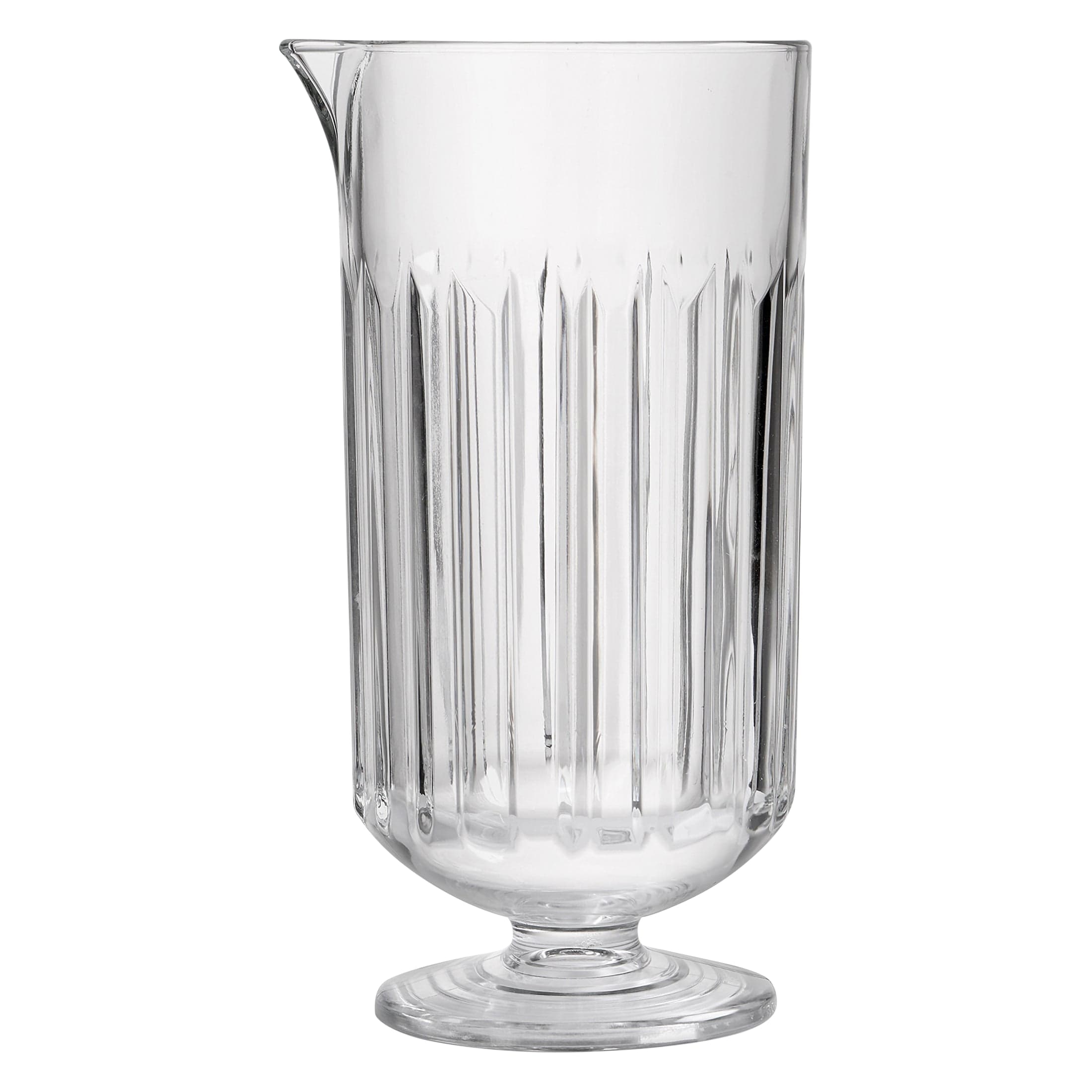 Flashback Clear Soda Lime Cocktail Stirring Glass 4.1" x 7.6" / 25.25oz