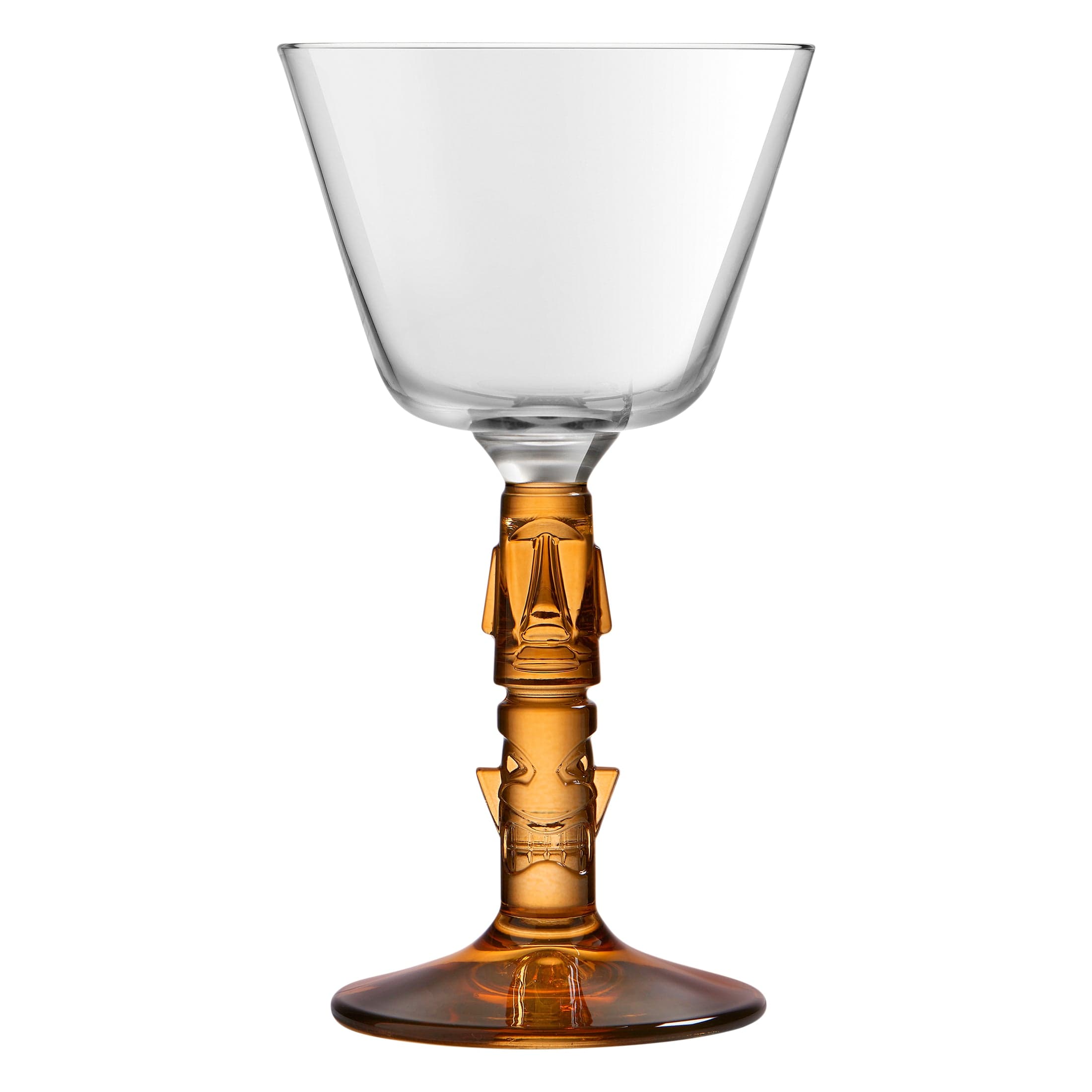 Tiki Coupes Clear Soda Lime Mai Tai Glass 3.5" x 6.4" / 6.75 oz