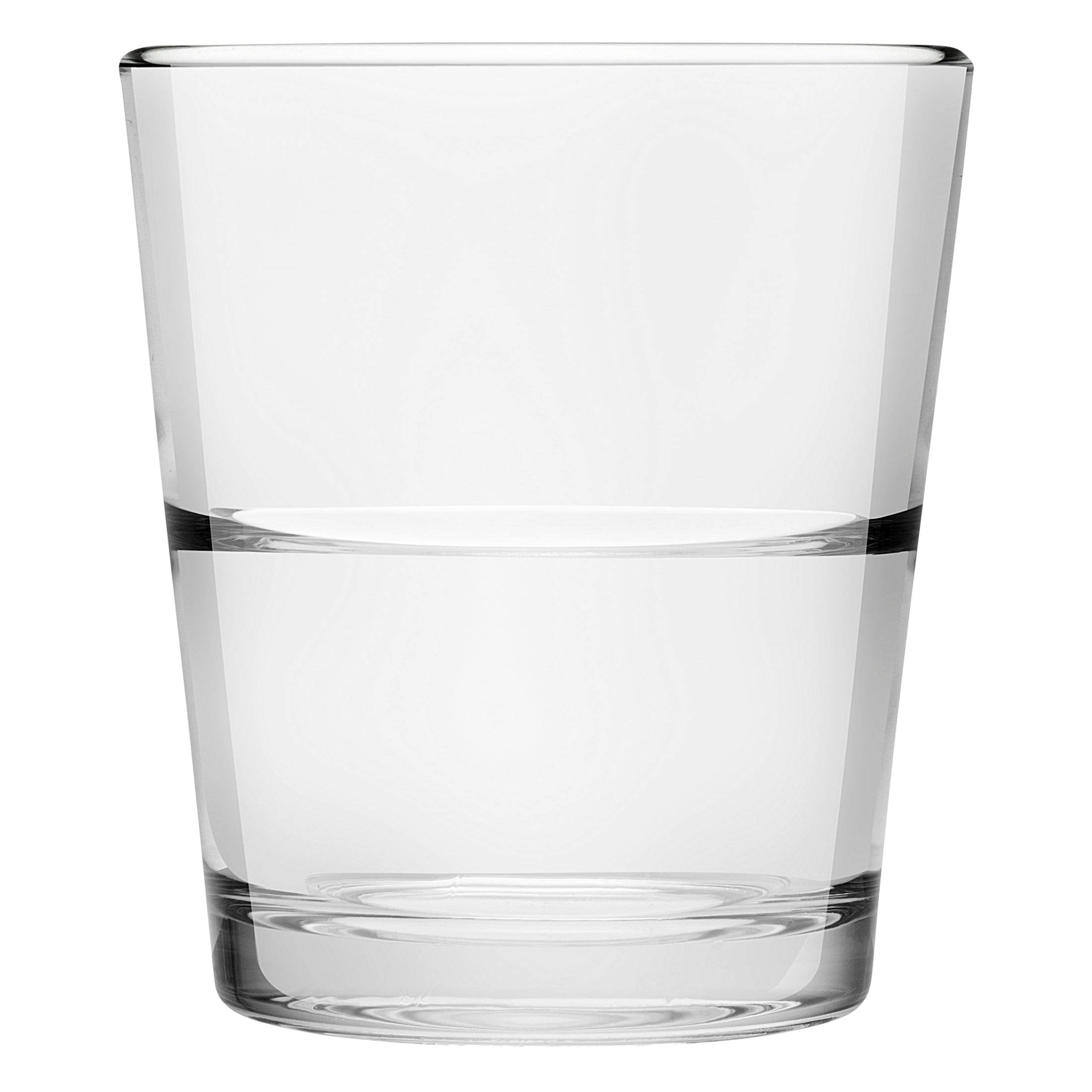 Up-On Clear Soda Lime Rocks Tumbler 3" x 3.4" / 7.25oz