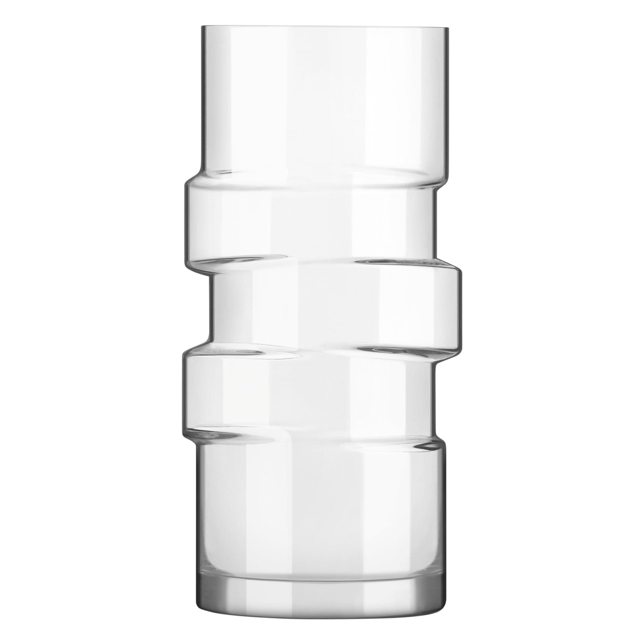 The Glitch Clear Soda Lime Glass Hi Ball 3.9" x 5.9" / 13.5oz