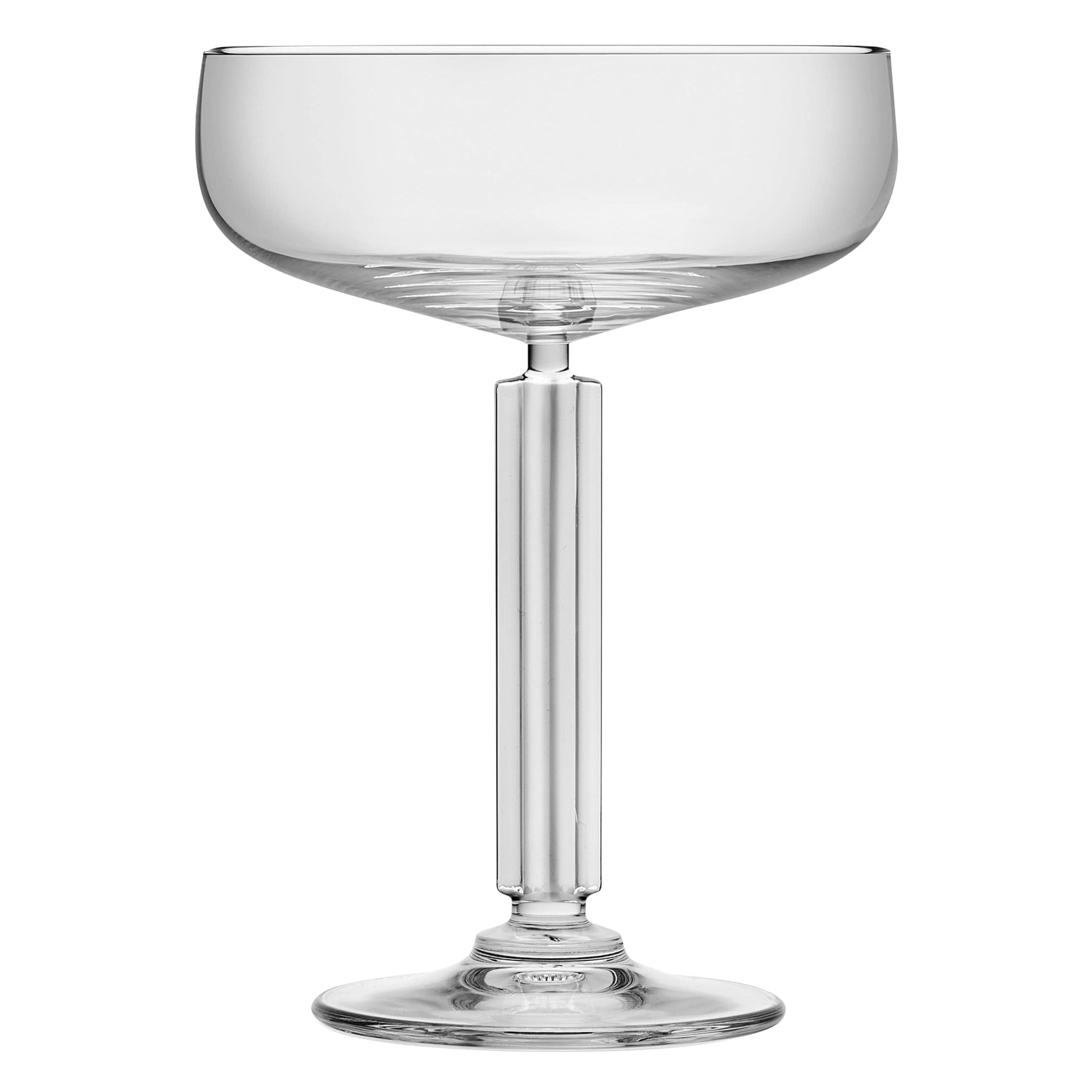 NYC Clear Soda Lime Coupe Glass 4.4" x 5.9" / 9.75 oz
