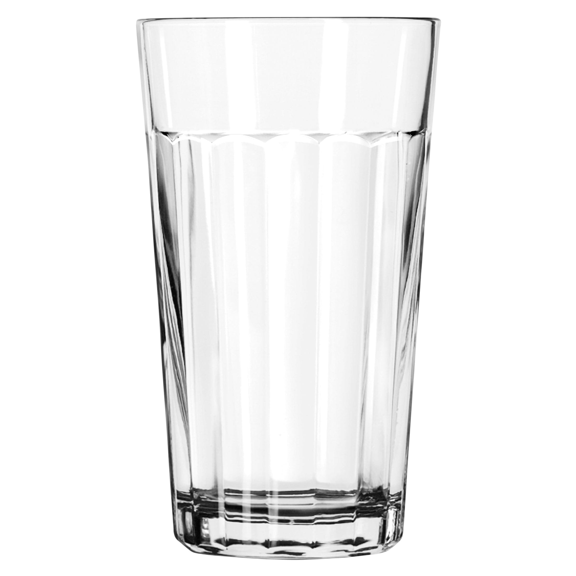 Facet Clear Soda Lime Cooler (Drinkware) 3.3" x 6.1" / 15.75oz