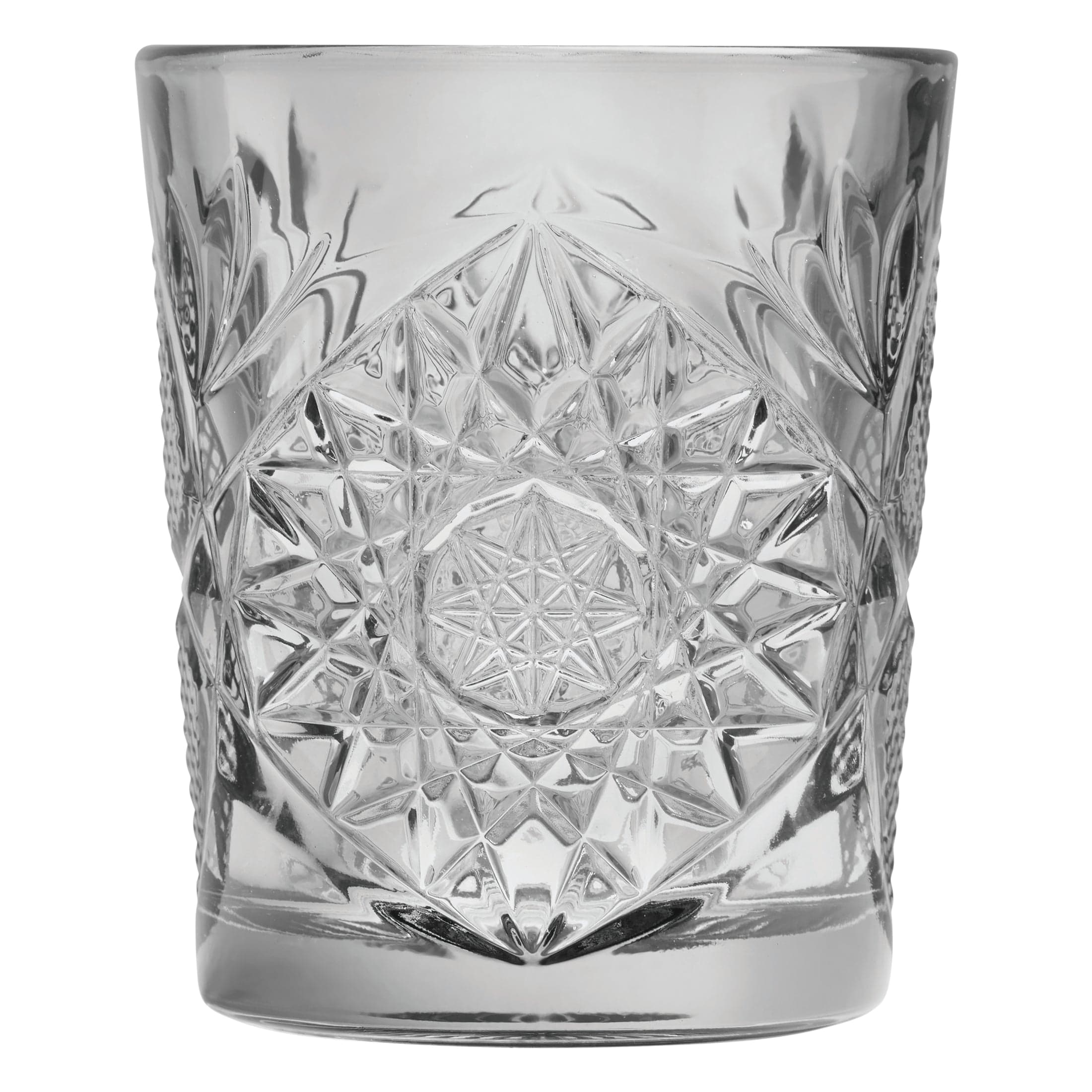 Icon Spring Summer Gray Soda Lime Double Old Fashion 3.5" x 4.2" / 12oz
