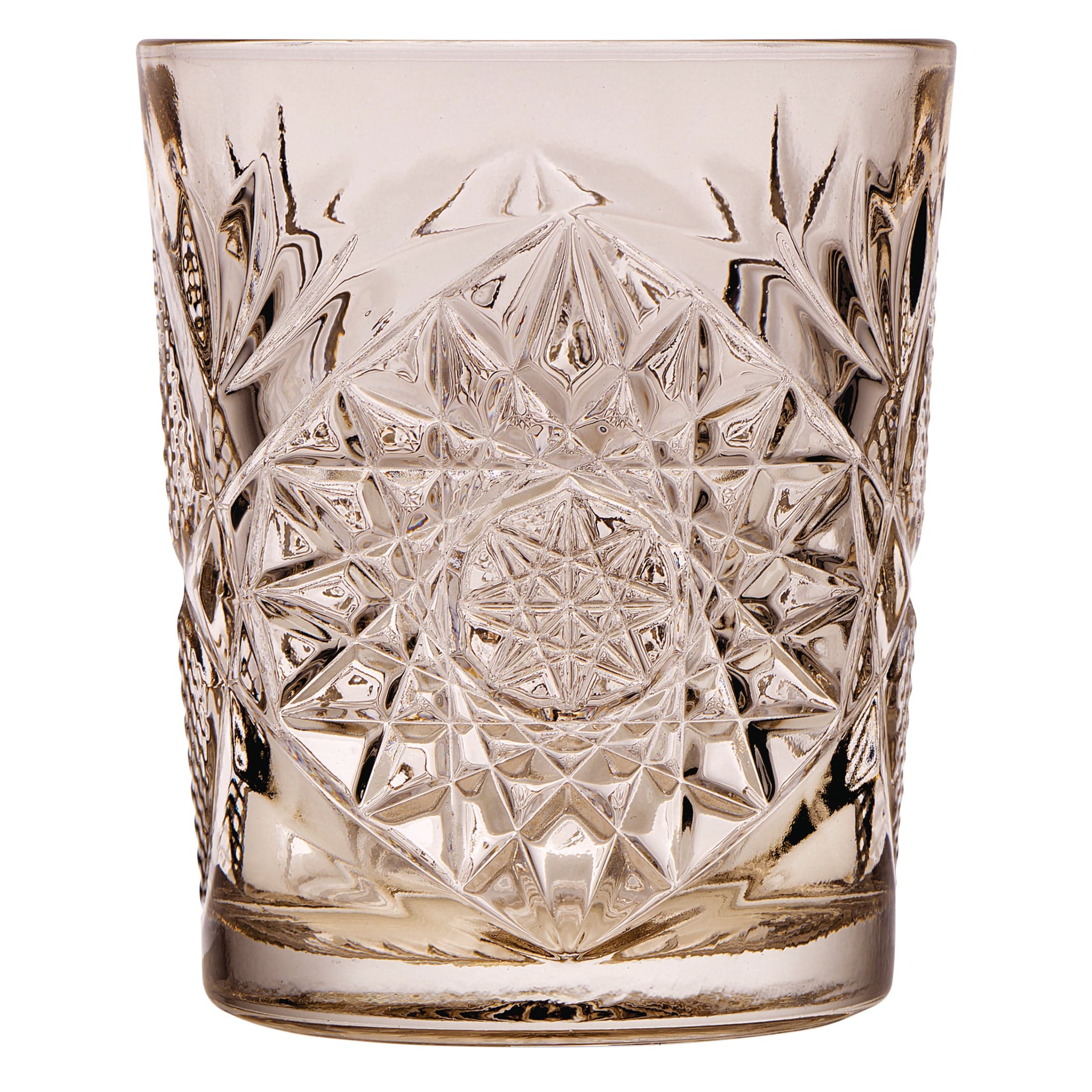 Icon Spring Summer Taupe Soda Lime Double Old Fashion 3.5" x 4.2" / 12oz