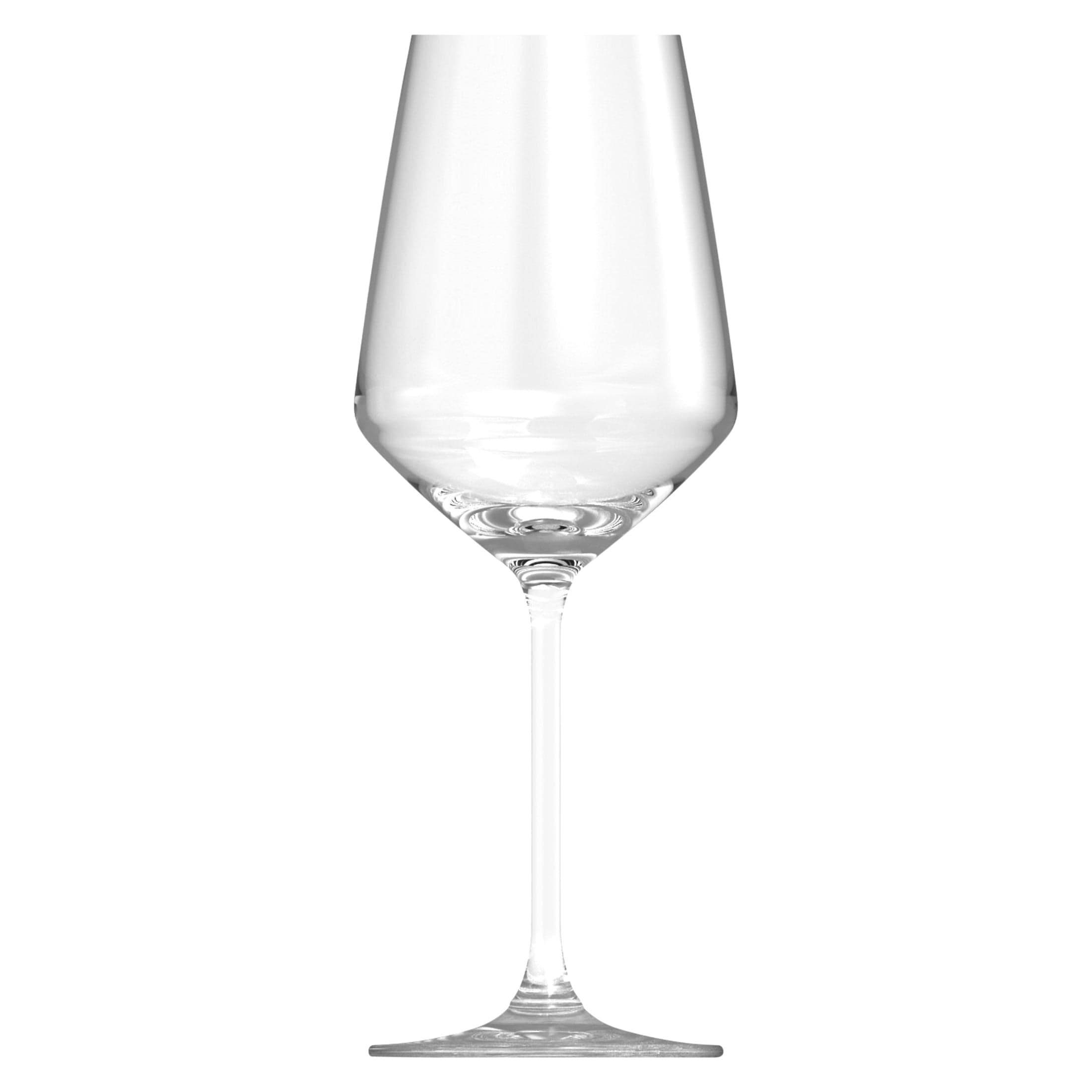 Carre Clear Soda Lime Wine 3.6" x 9.5" / 17.5oz