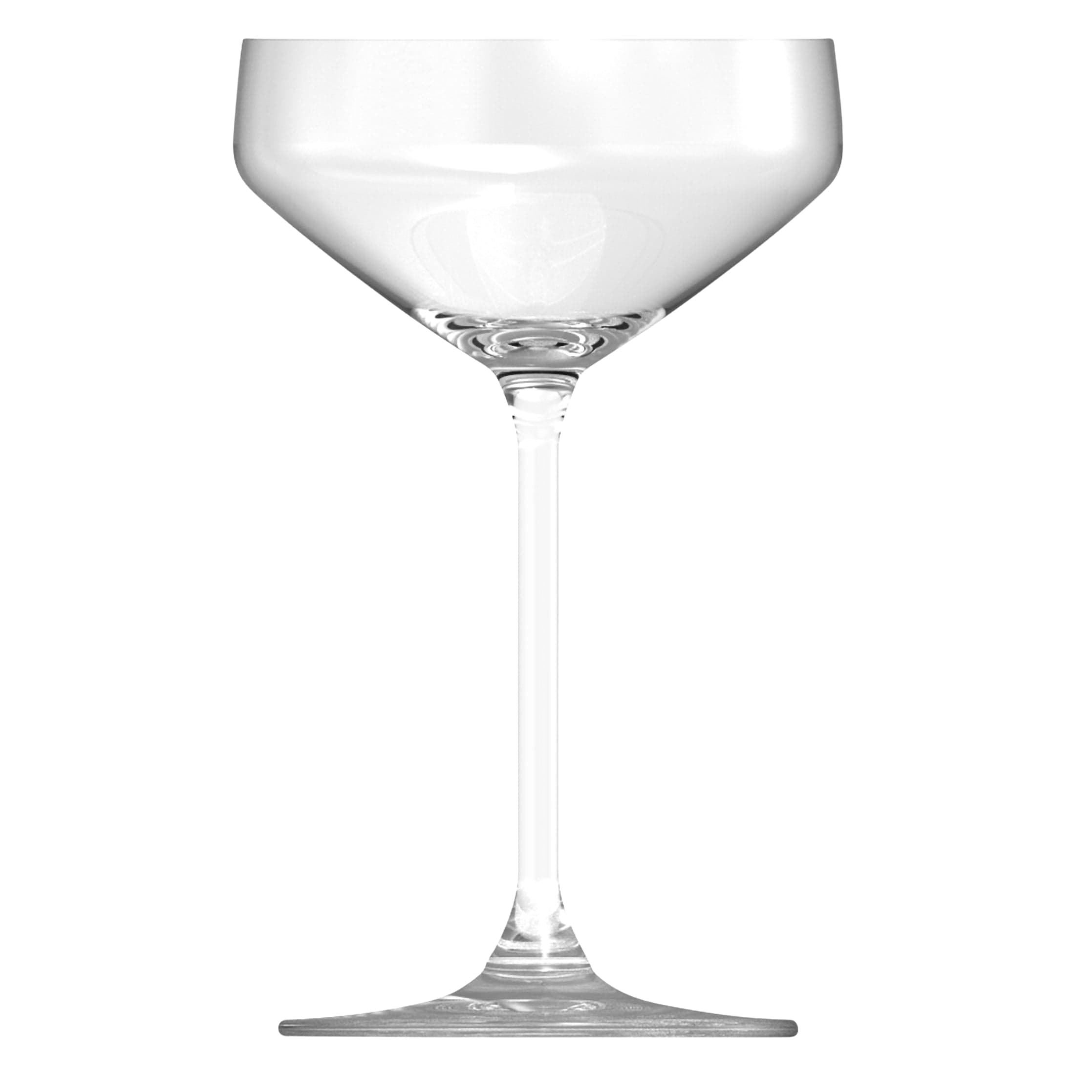 Carre Clear Soda Lime Coupe Glass 4.1" x 6.8" / 9.5oz