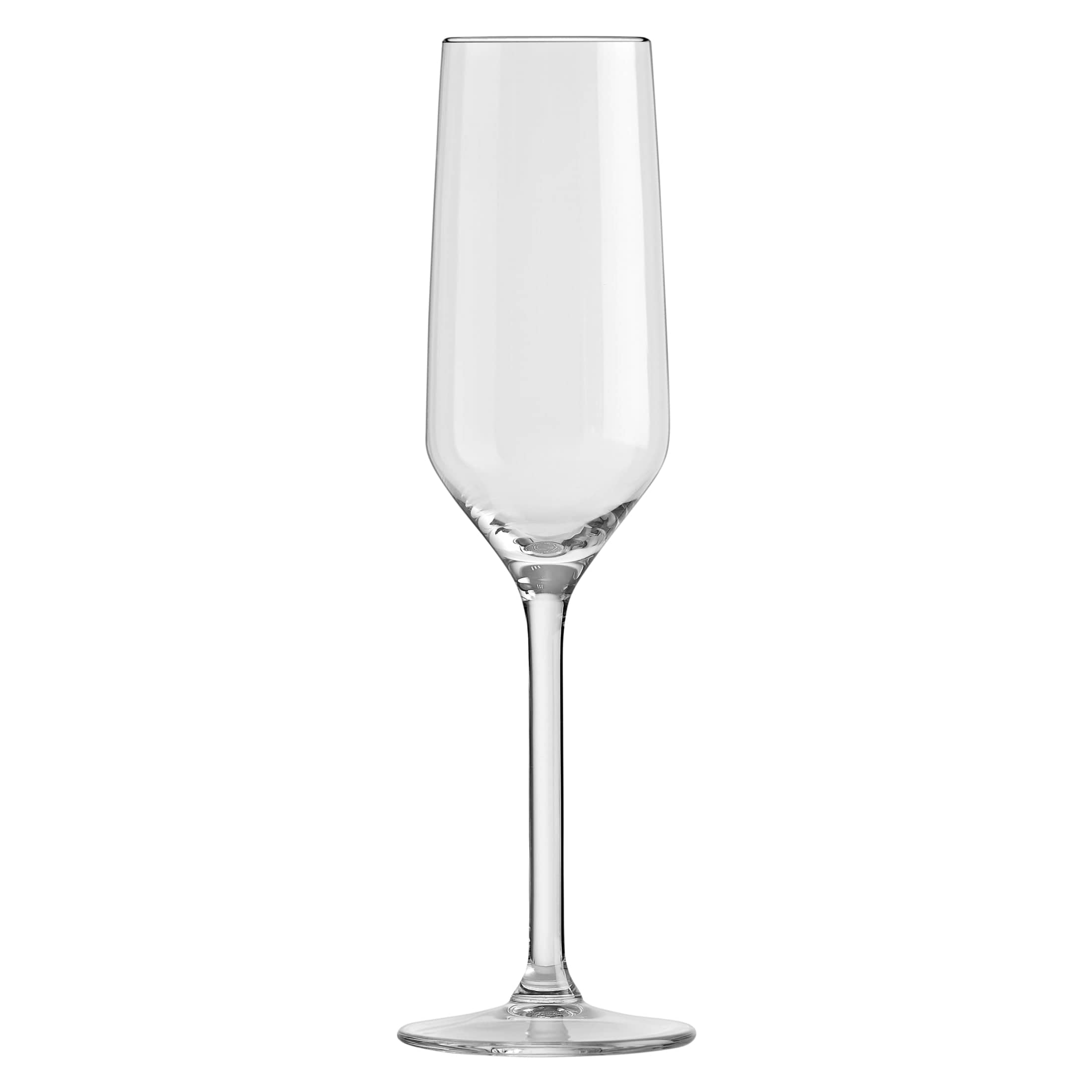 Carre Clear Soda Lime Champagne 2.2" x 9.1" / 7.5oz