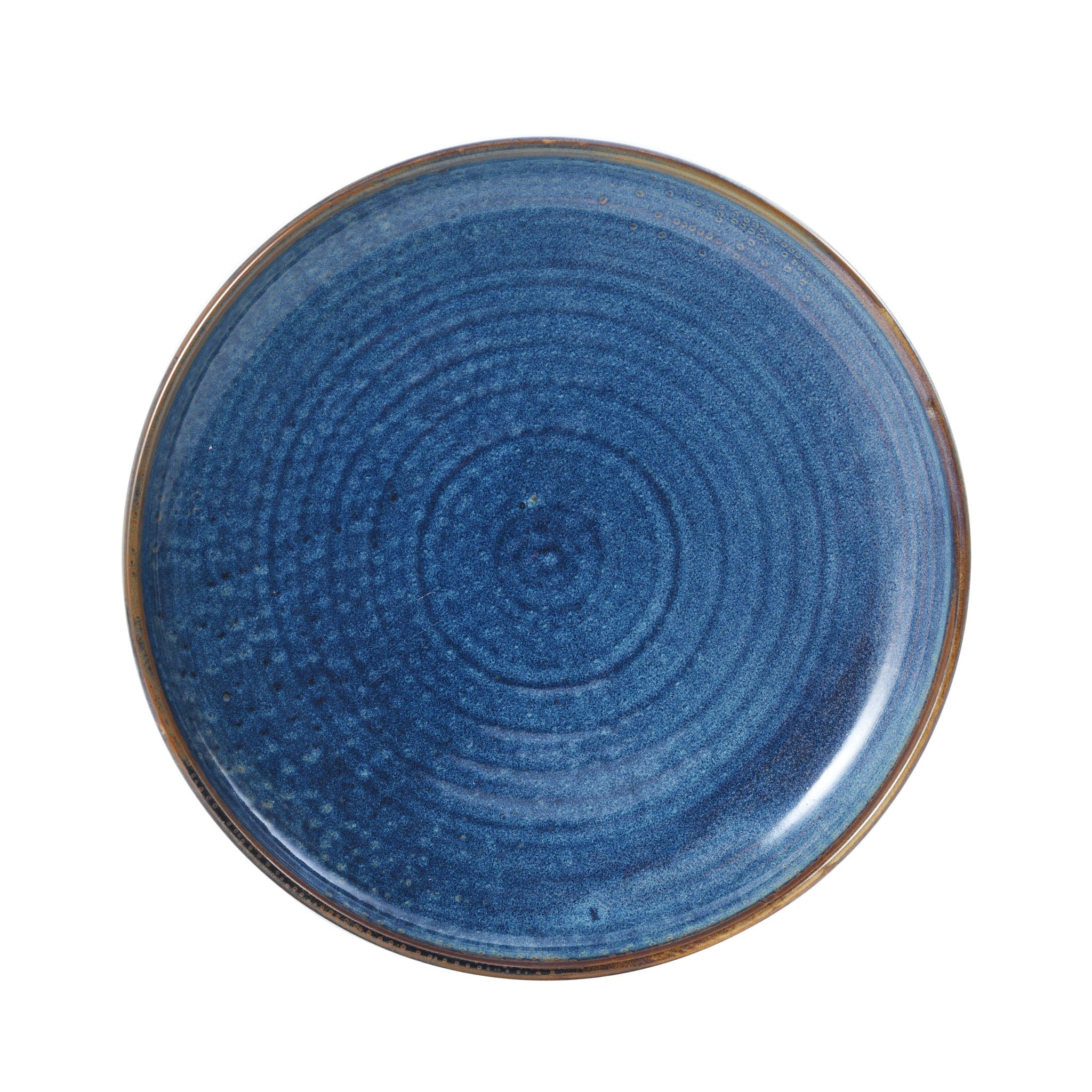 Starlit Porcelain Coupe Plate 10.2" Blue