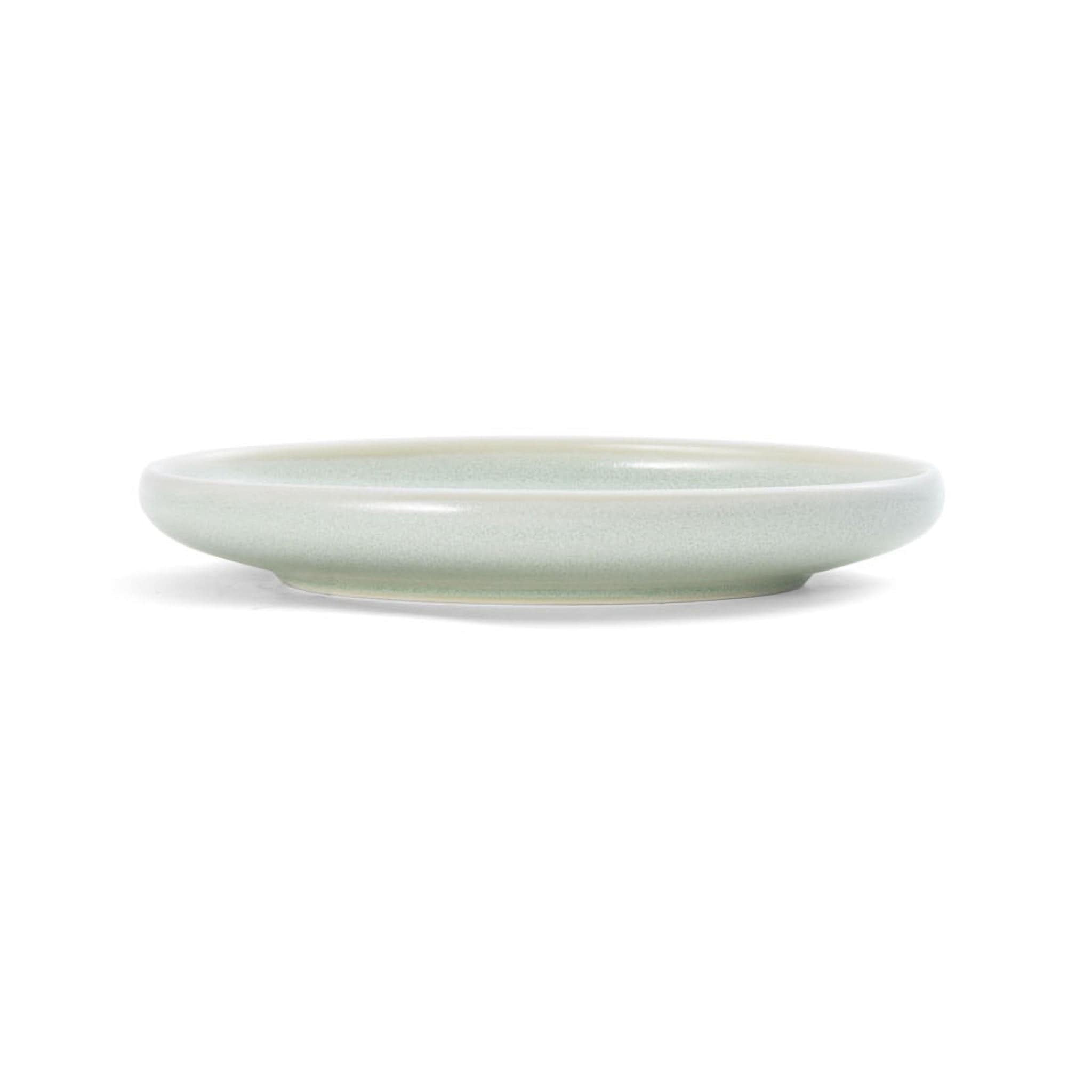 Jade Porcelain Oval Platter 7x4" Green