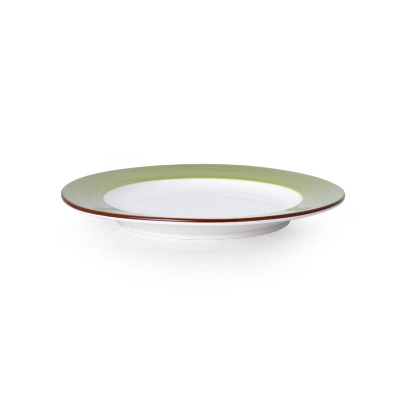 Bistro Sunday Brunch Porcelain Plate 7" Green #color_green