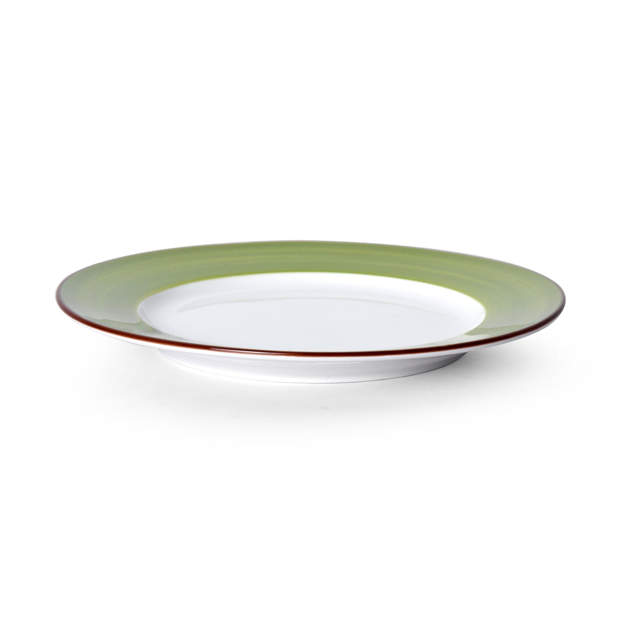 Bistro Sunday Brunch Porcelain Plate 9" Green #color_green