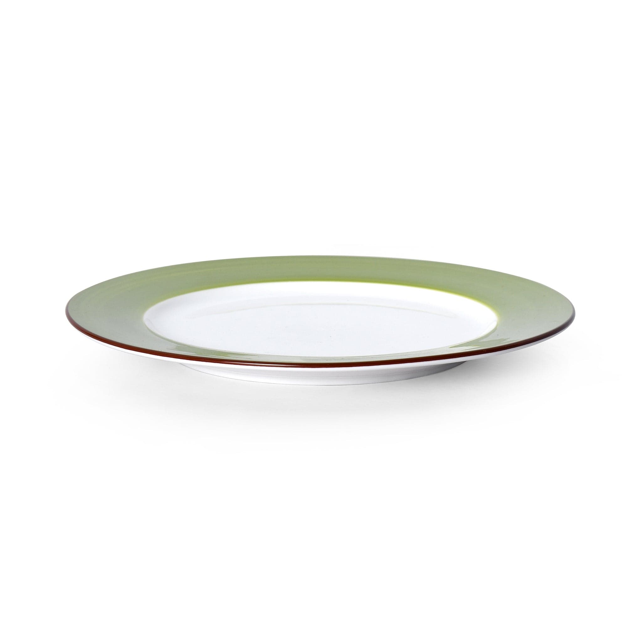Bistro Sunday Brunch Porcelain Plate 10" Green #color_green