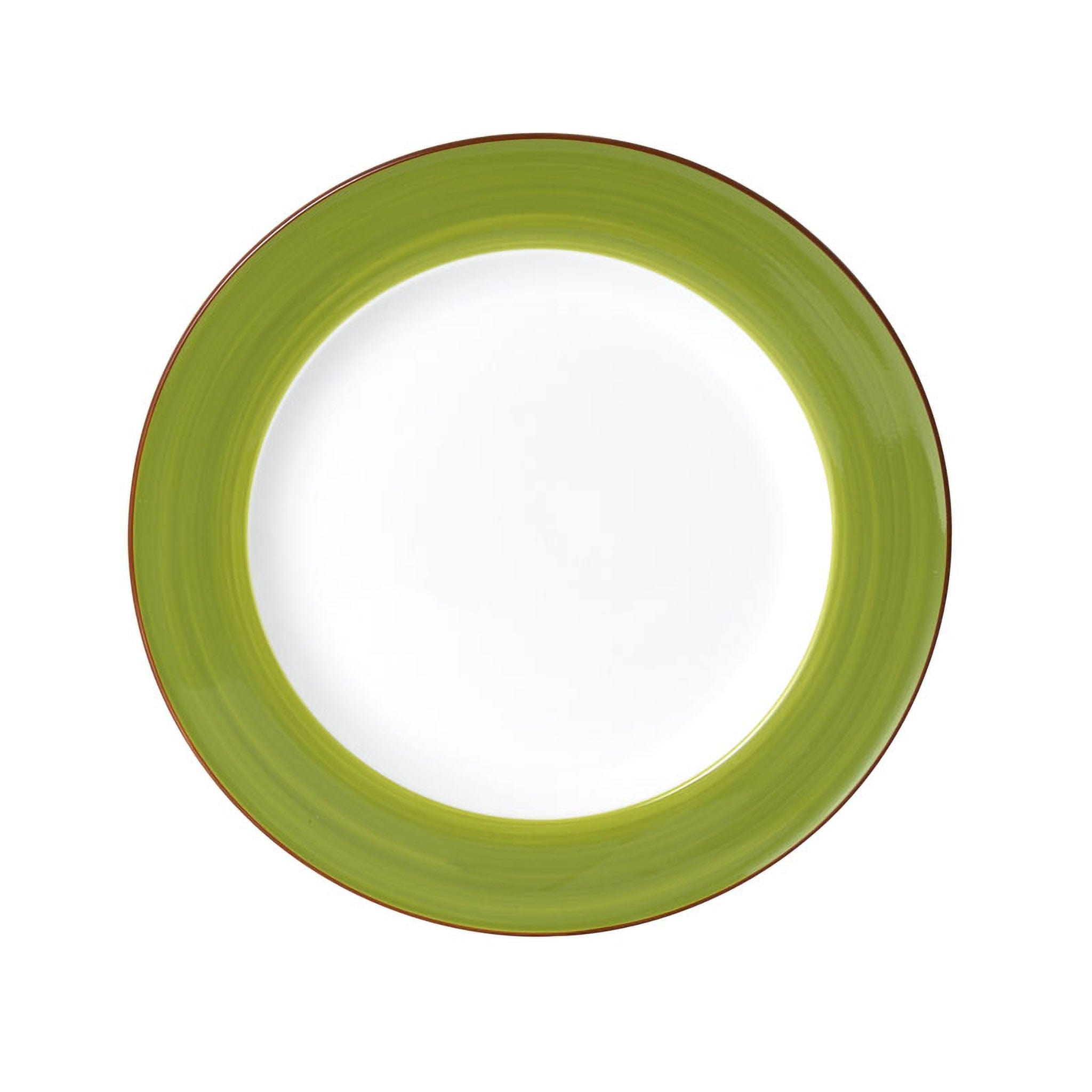 Bistro Sunday Brunch Porcelain Plate 11" Green #color_green