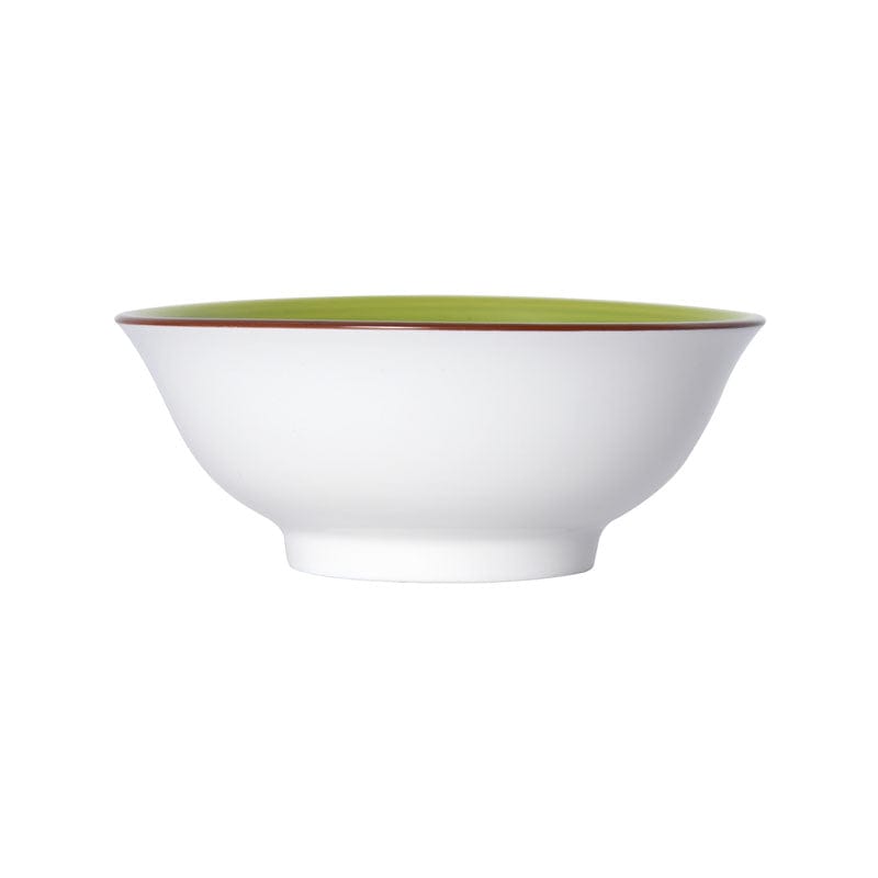 Bistro Sunday Brunch Porcelain Bowl 5.3" / 13oz Green #color_green