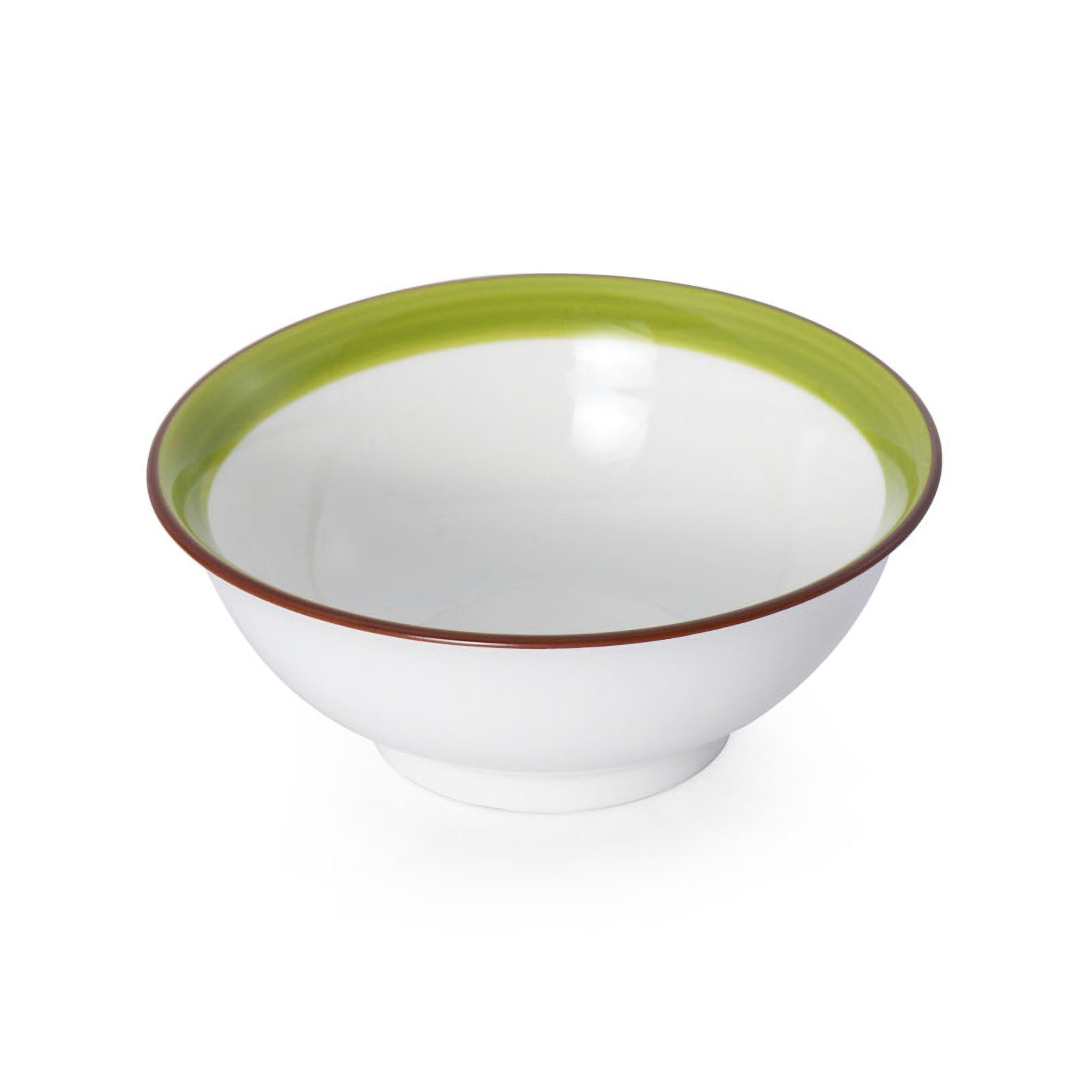 Bistro Sunday Brunch Porcelain Bowl 5.3" / 13oz Green #color_green