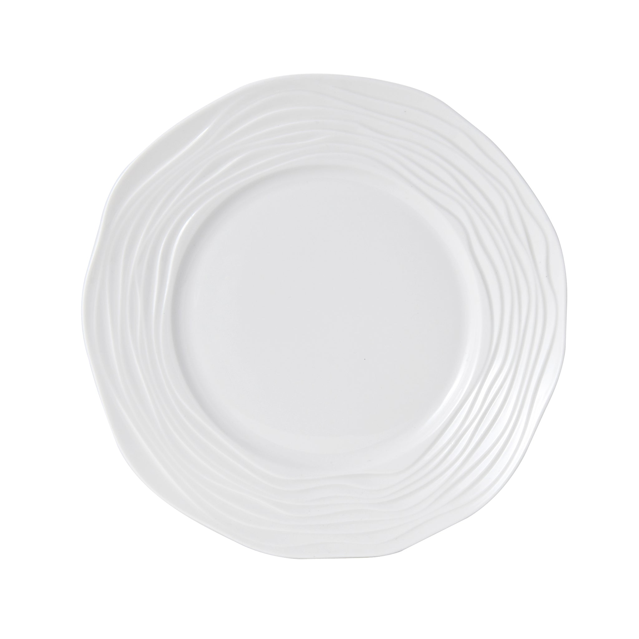 Camilla Porcelain Plate 8.25" Bright White