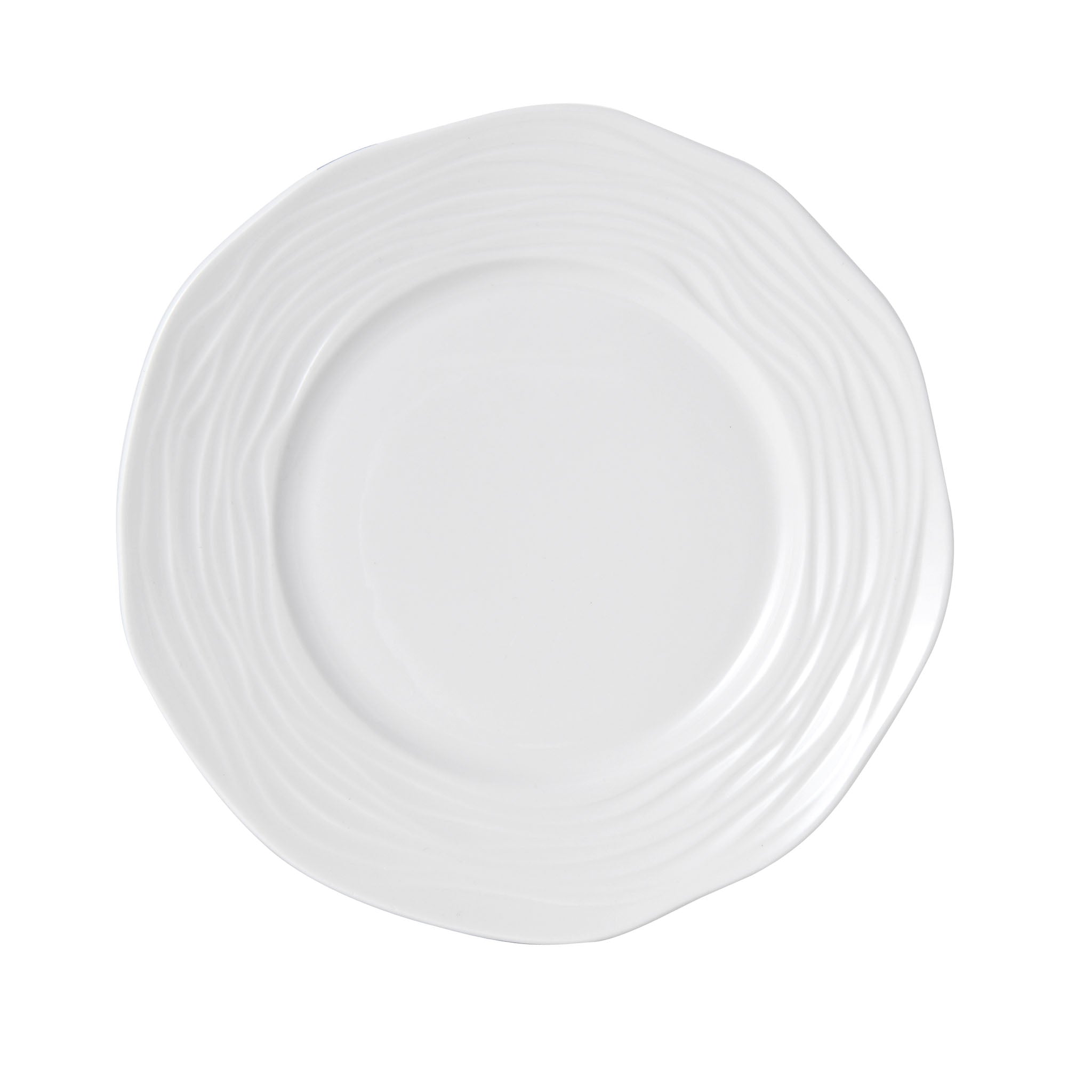 Camilla Porcelain Plate 10.75" Bright White