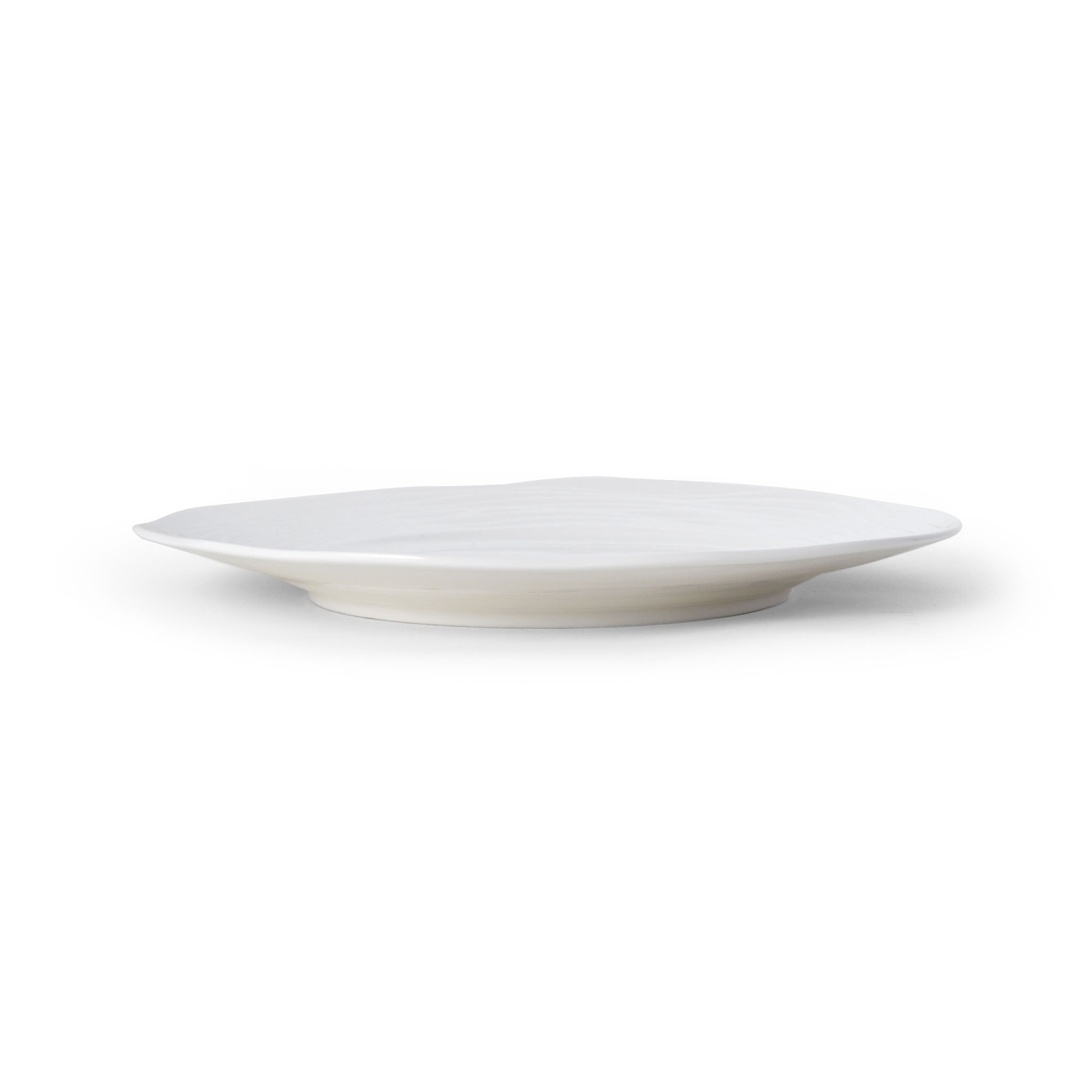 Camilla Porcelain Plate 10.75" Bright White