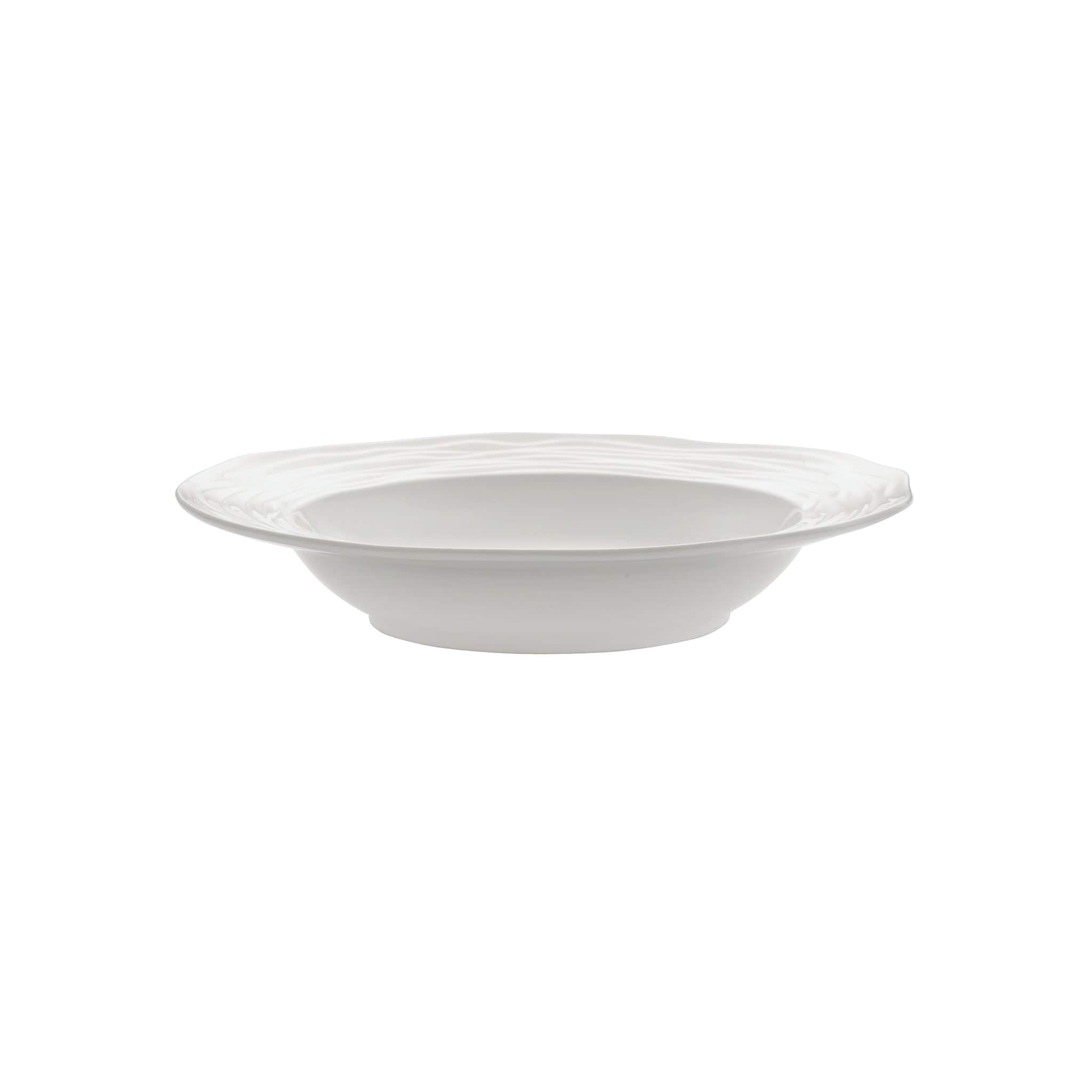 Camilla Porcelain Deep Plate 8.3" / 12oz Bright White