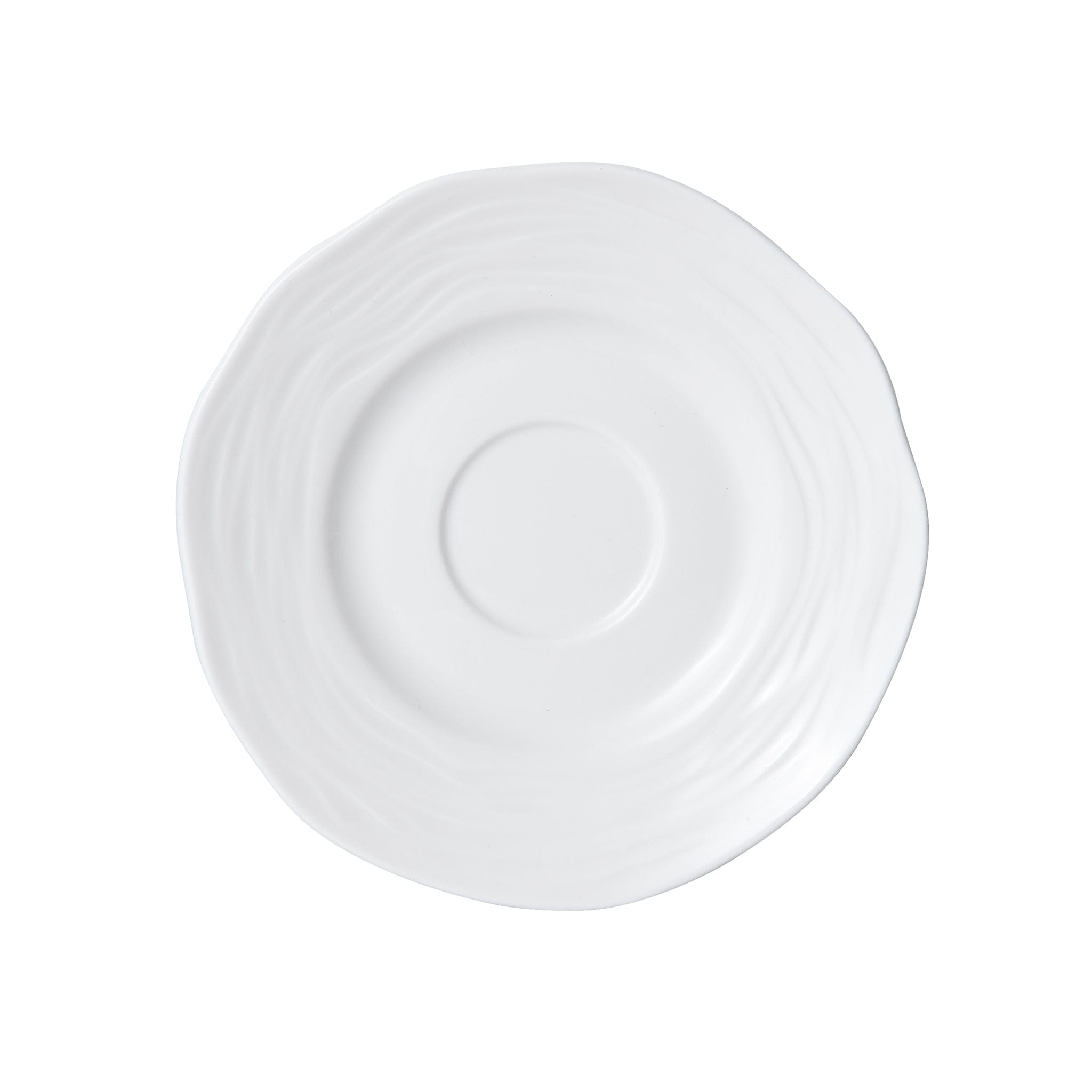 Camilla Porcelain Saucer 4.5" Bright White