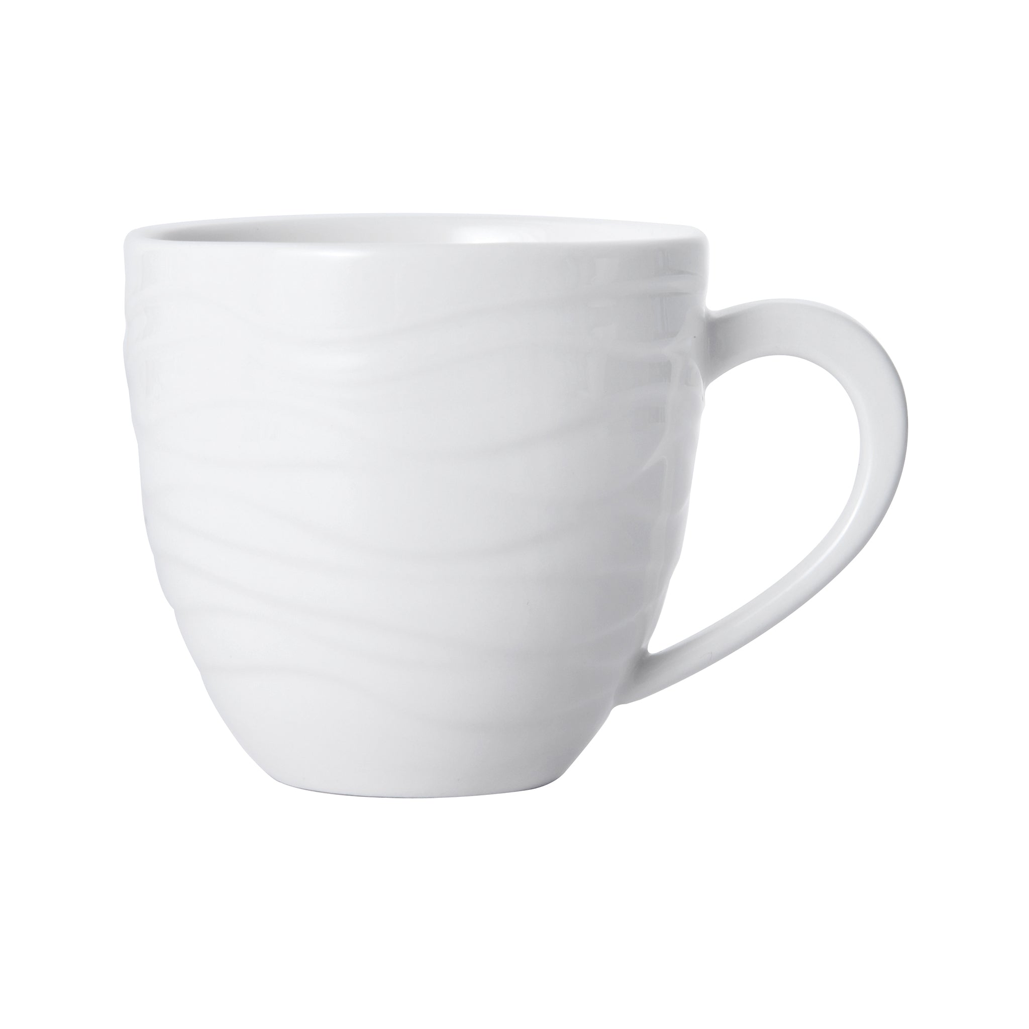 Camilla Porcelain Cup 4" / 7oz Bright White