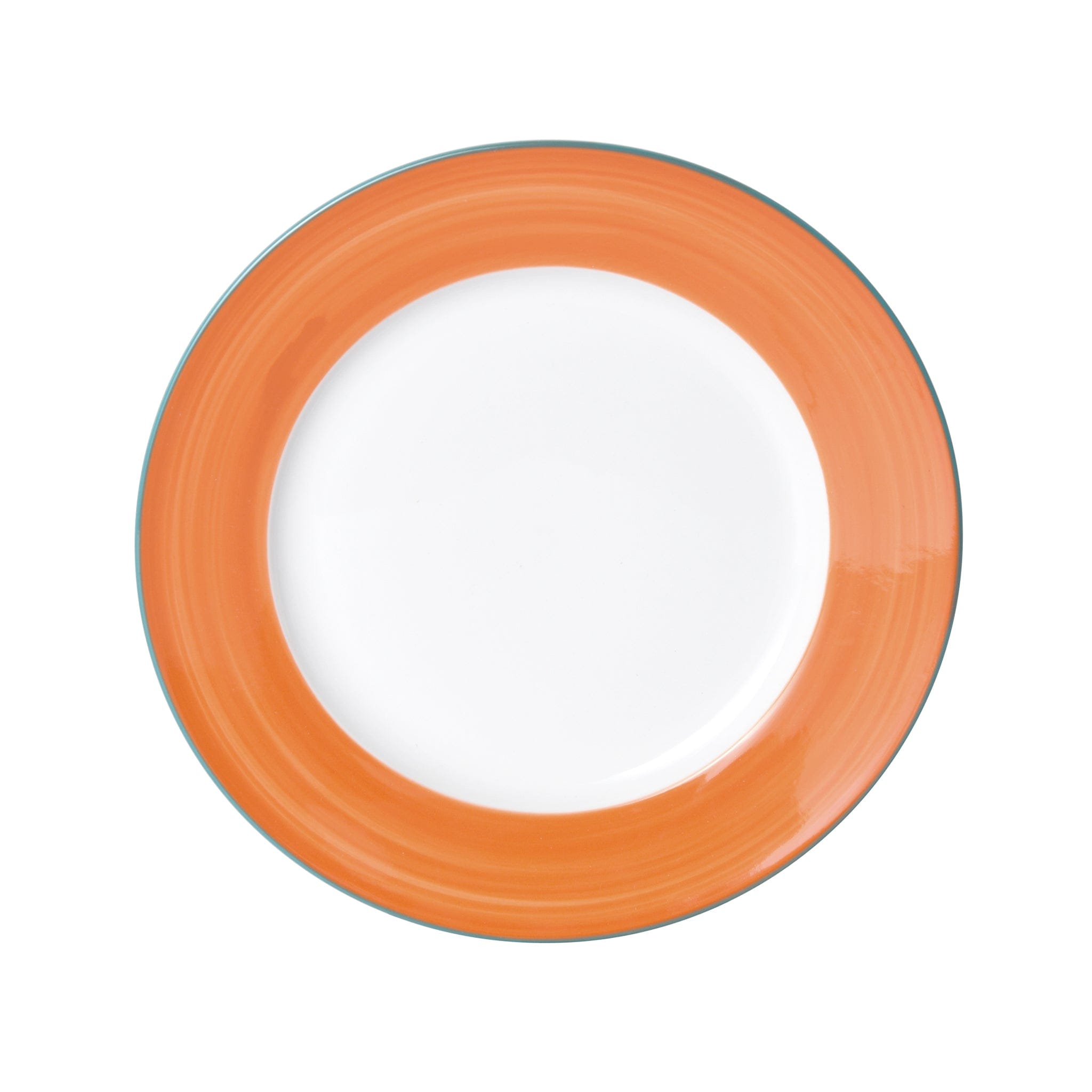Bistro Sunday Brunch Porcelain Plate 9" Orange #color_orange
