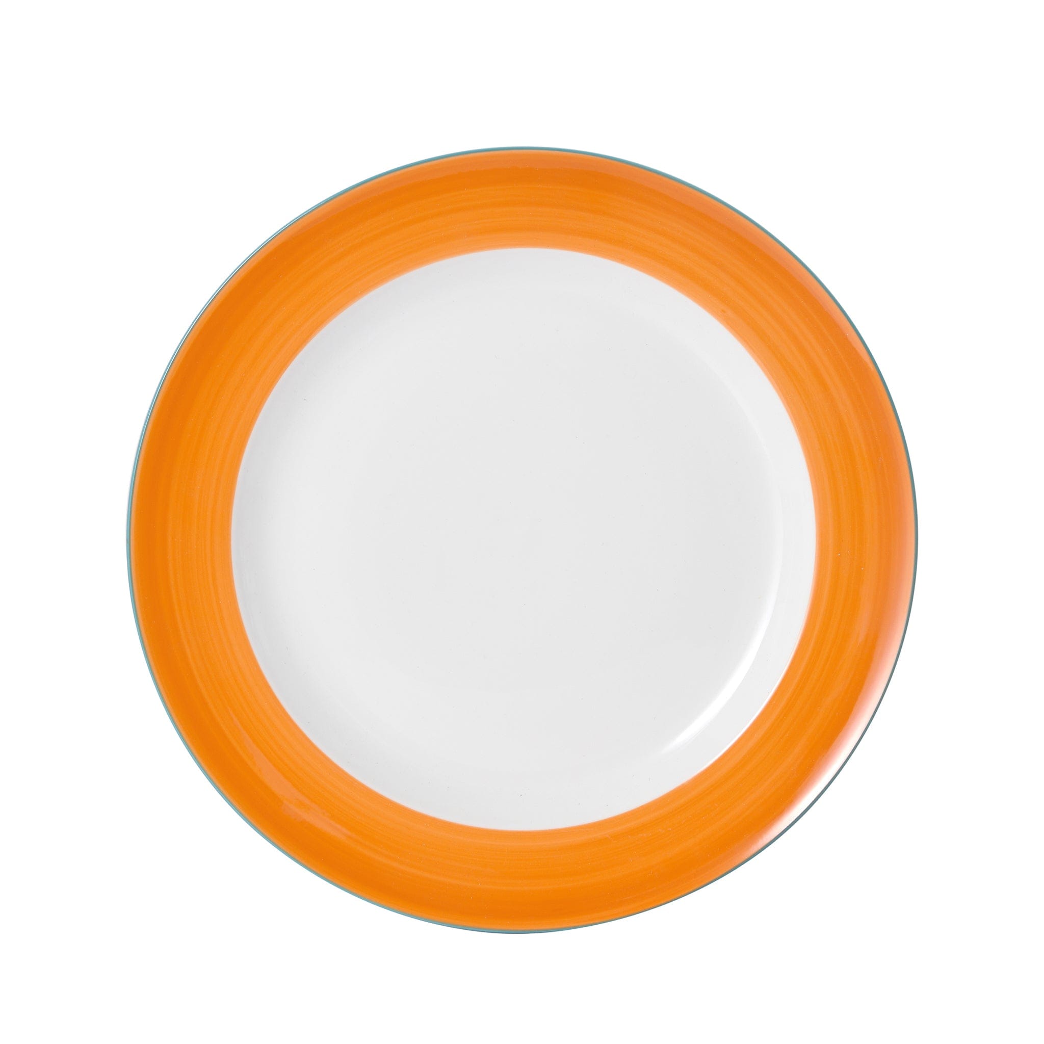 Bistro Sunday Brunch Porcelain Plate 12" Orange #color_orange