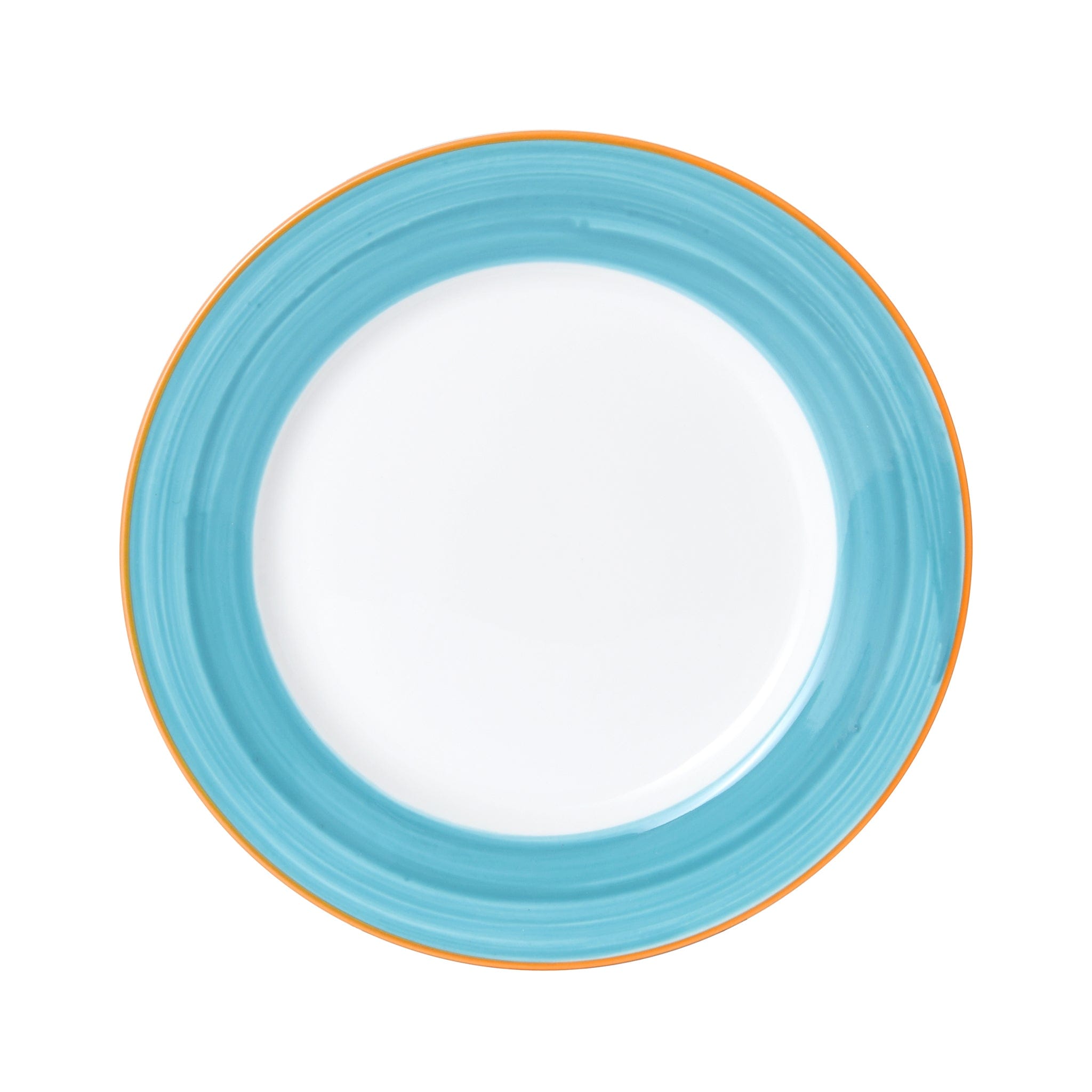 Bistro Sunday Brunch Porcelain Plate 8" Turquoise #color_turquoise