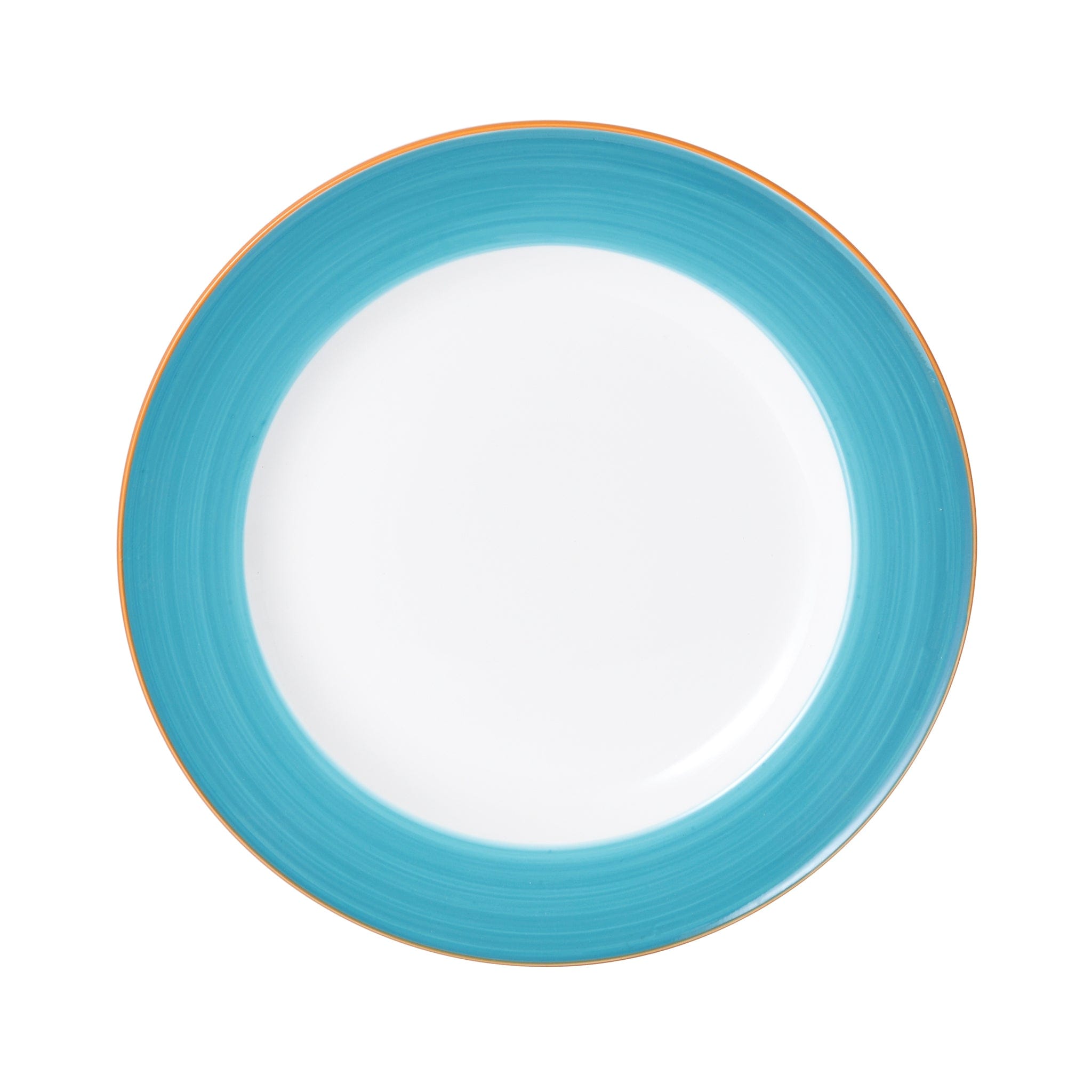 Bistro Sunday Brunch Porcelain Plate 11" Turquoise #color_turquoise