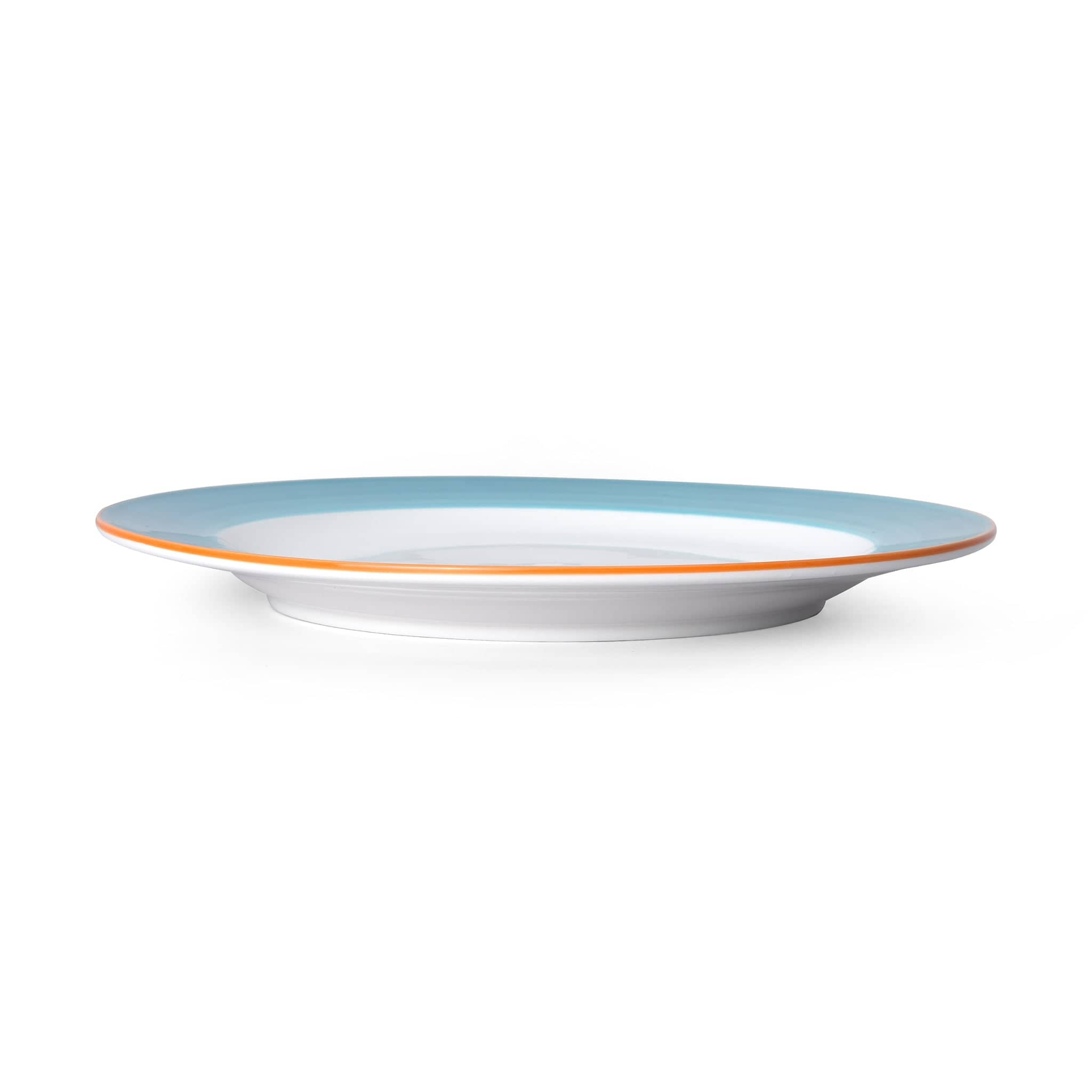 Bistro Sunday Brunch Porcelain Plate 12" Turquoise #color_turquoise