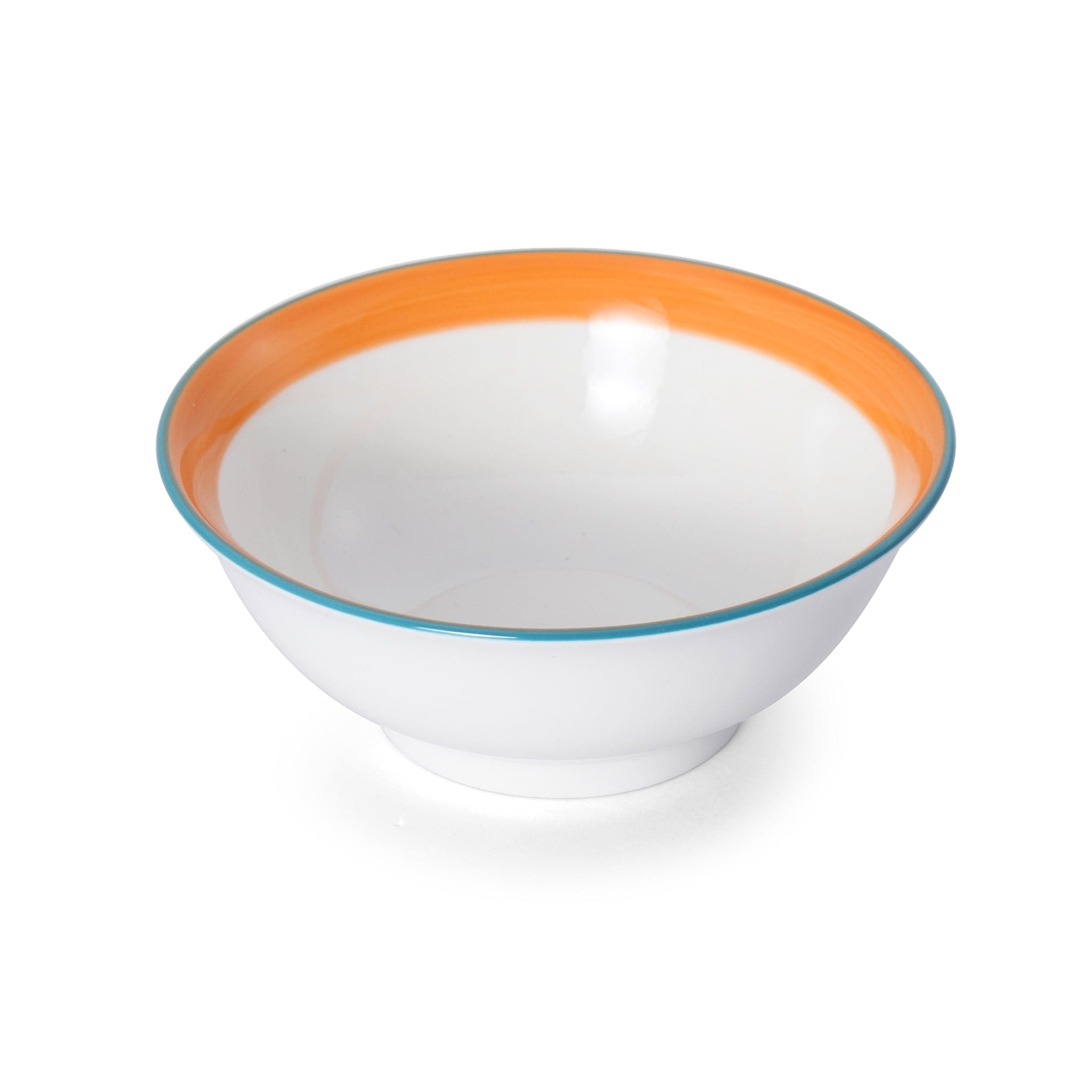Bistro Sunday Brunch Porcelain Bowl 5.3" / 13oz Orange #color_orange