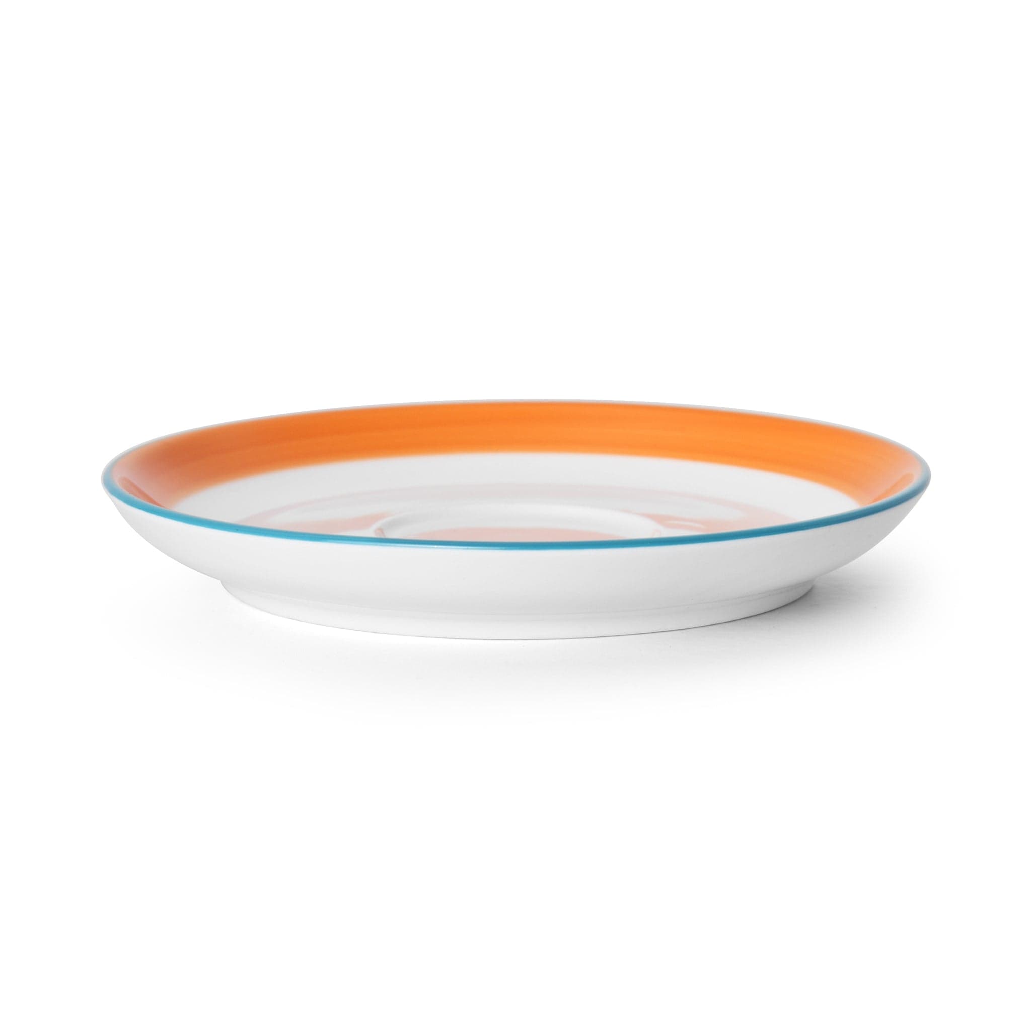 Bistro Sunday Brunch Porcelain Saucer 6" Orange #color_orange